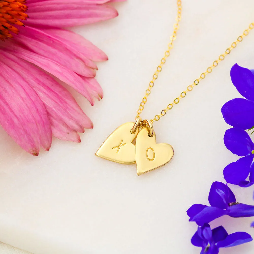 To My Bestie for St. Patrick's Day-Engraved Charms Necklace