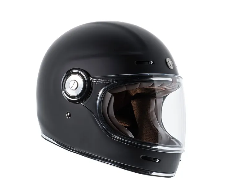 TORC NEWPORT RETRO HELHJELM. SORT MATT