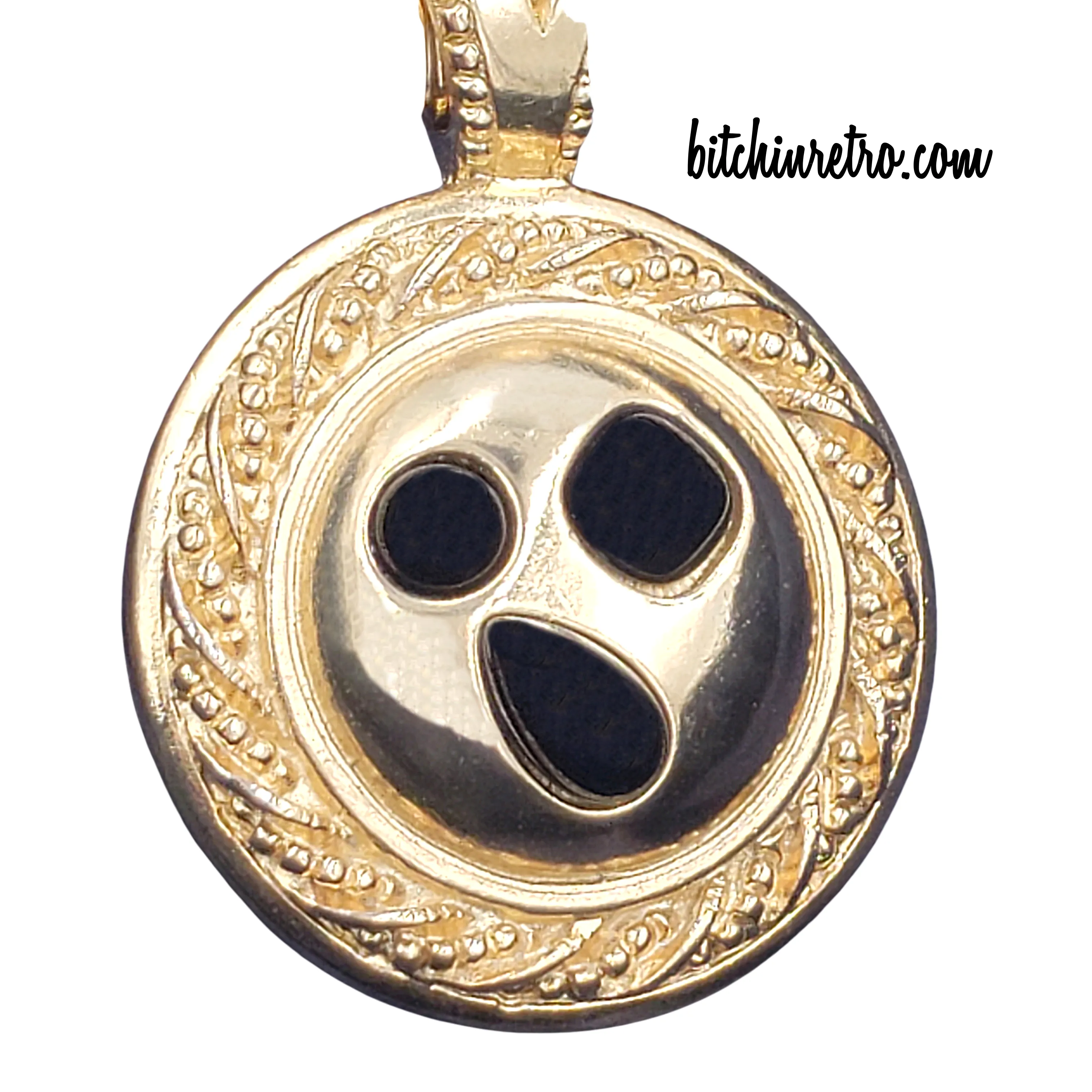 Trifari Vintage Leopard Pendant Necklace on Omega Chain