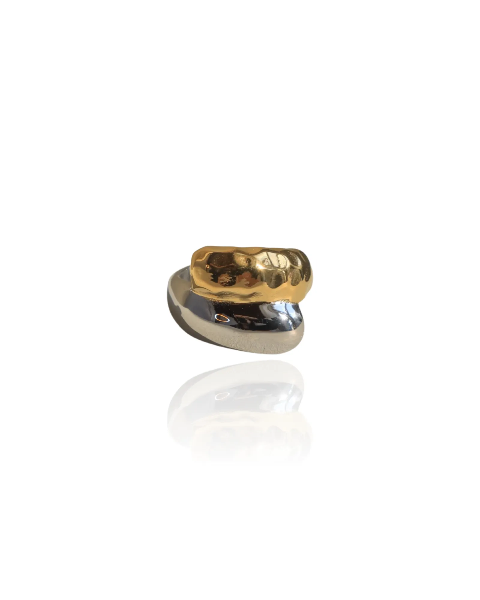 Two Tone Bold Ring