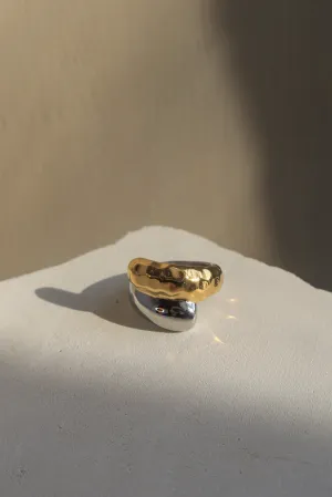 Two Tone Bold Ring