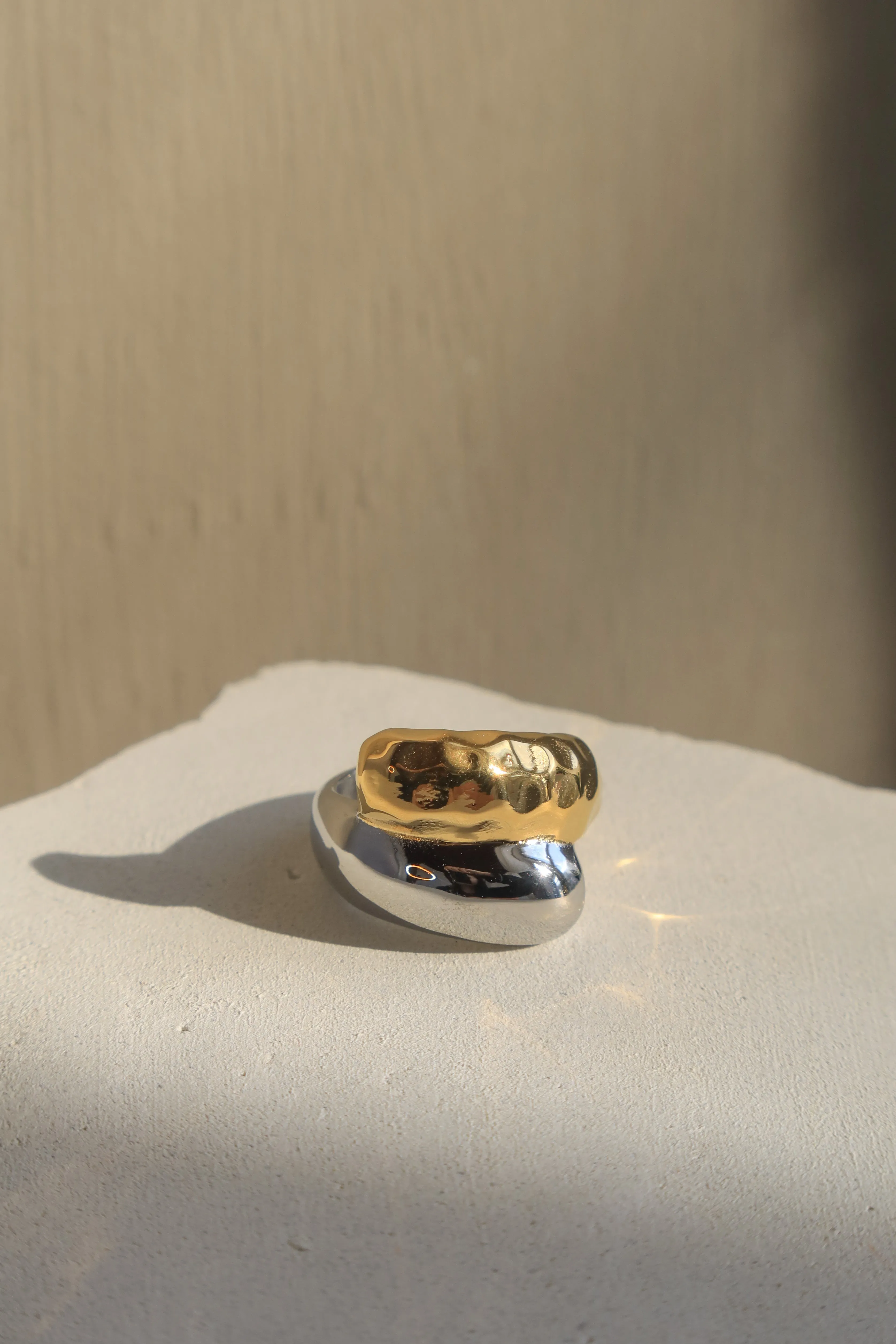 Two Tone Bold Ring