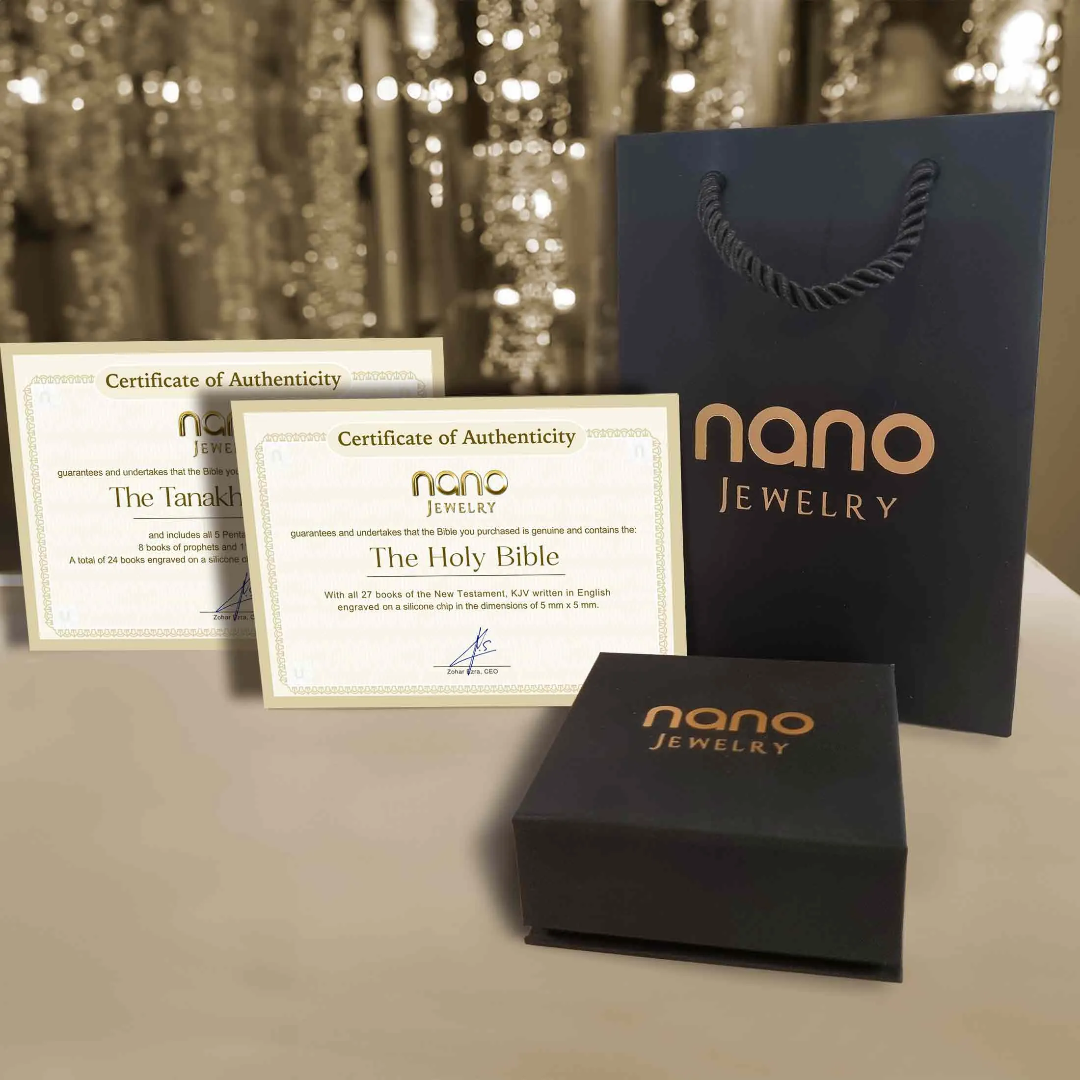 Unusual Christian Gift - the Nano Bible - Essence Pendant