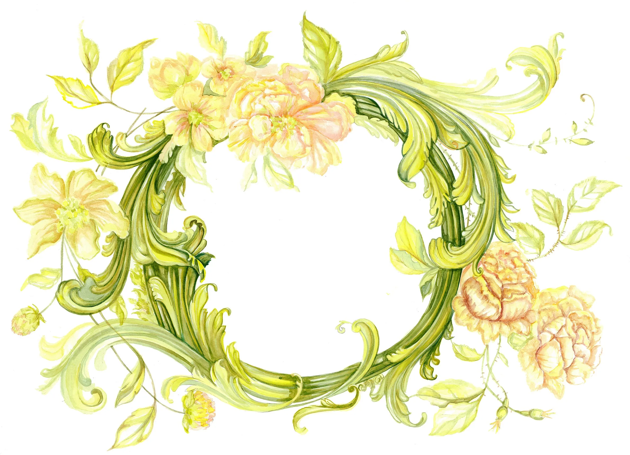Vine Flowers Wall Decals by Cling™