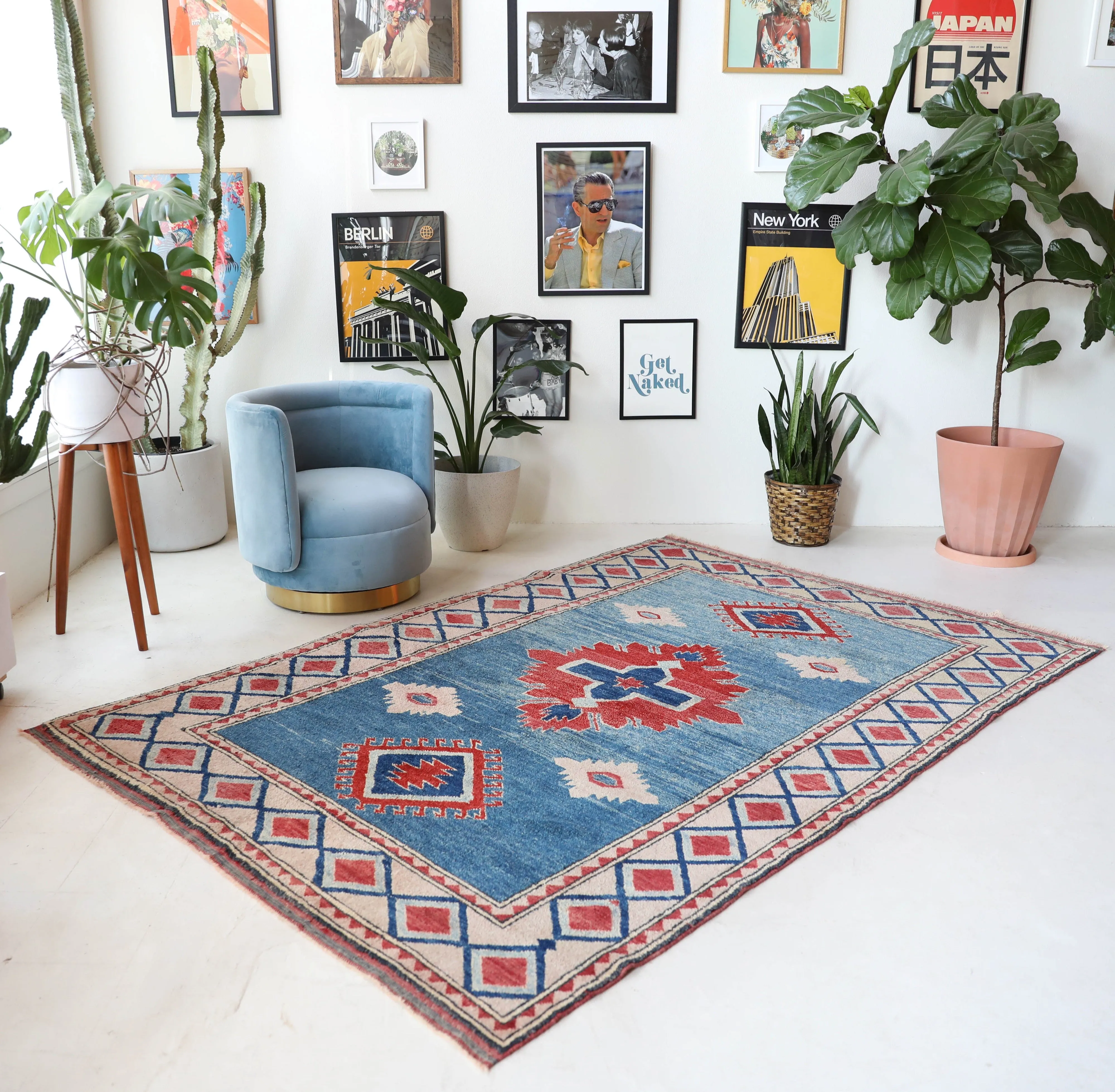 Vintage Aegean Rug 6'x8'10"