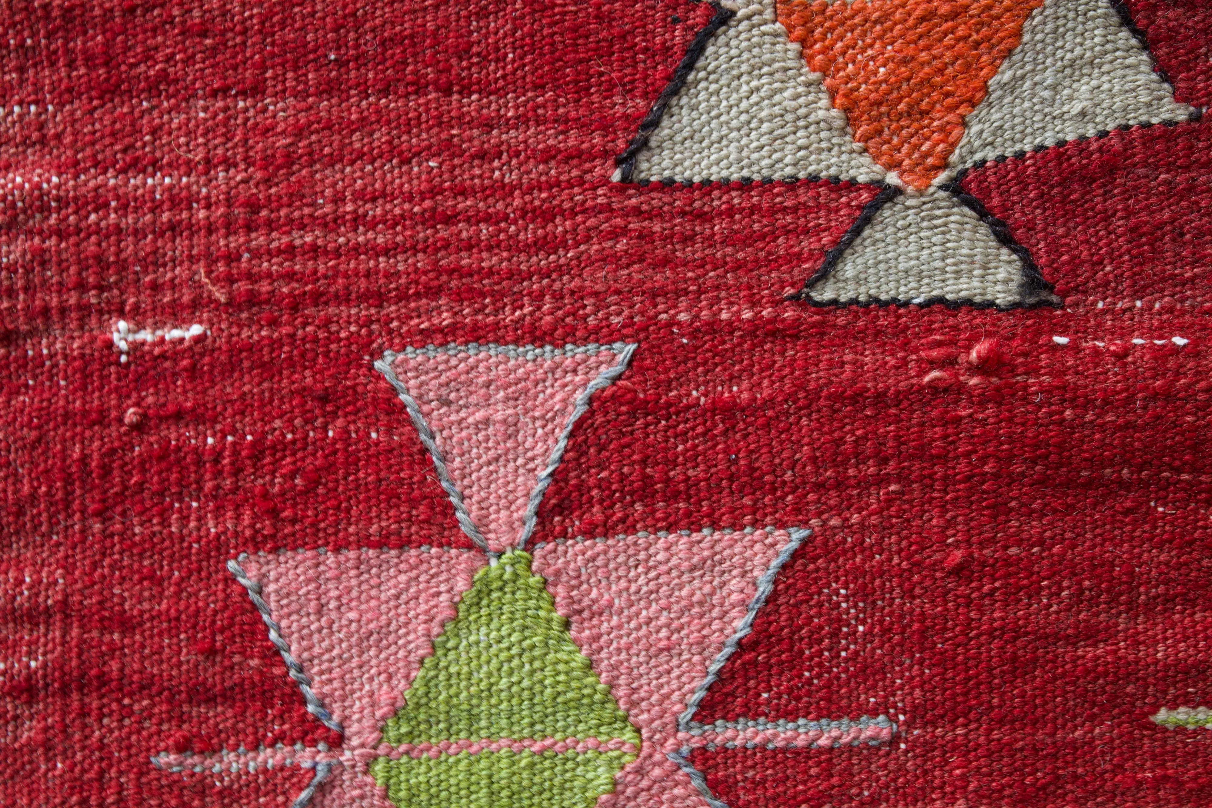 Vintage Balikesir Kilim Rug 6'6"x8'5"