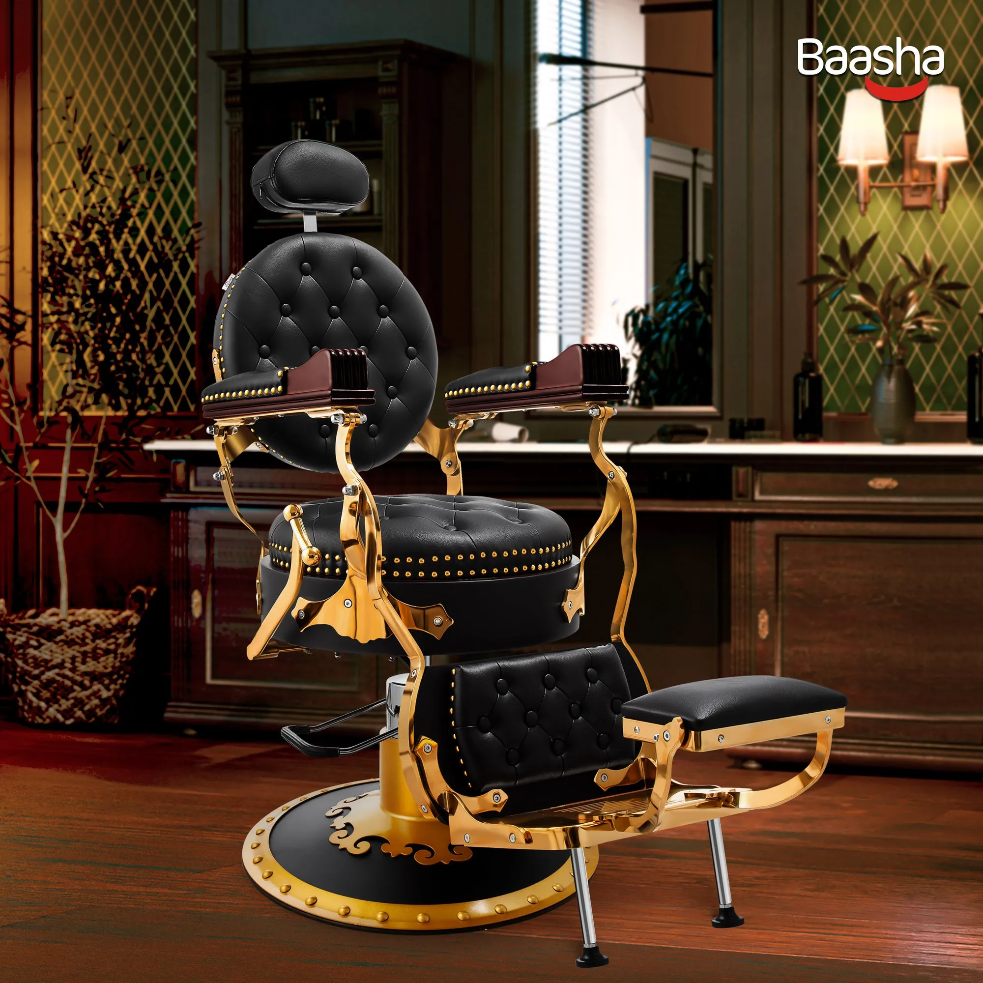 Vintage Barber Chair Gold BS-75