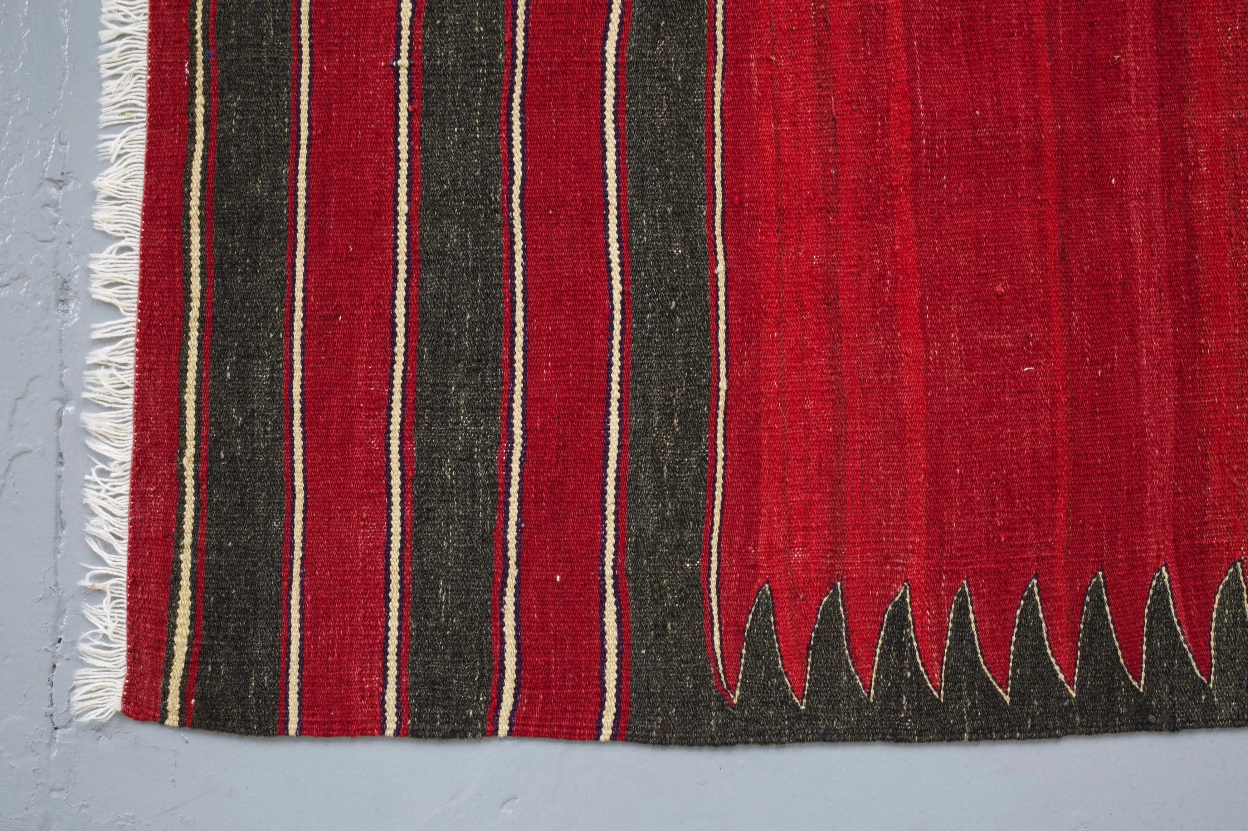 Vintage Bodrum Bos Kilim Rug 4'7"x7'8"
