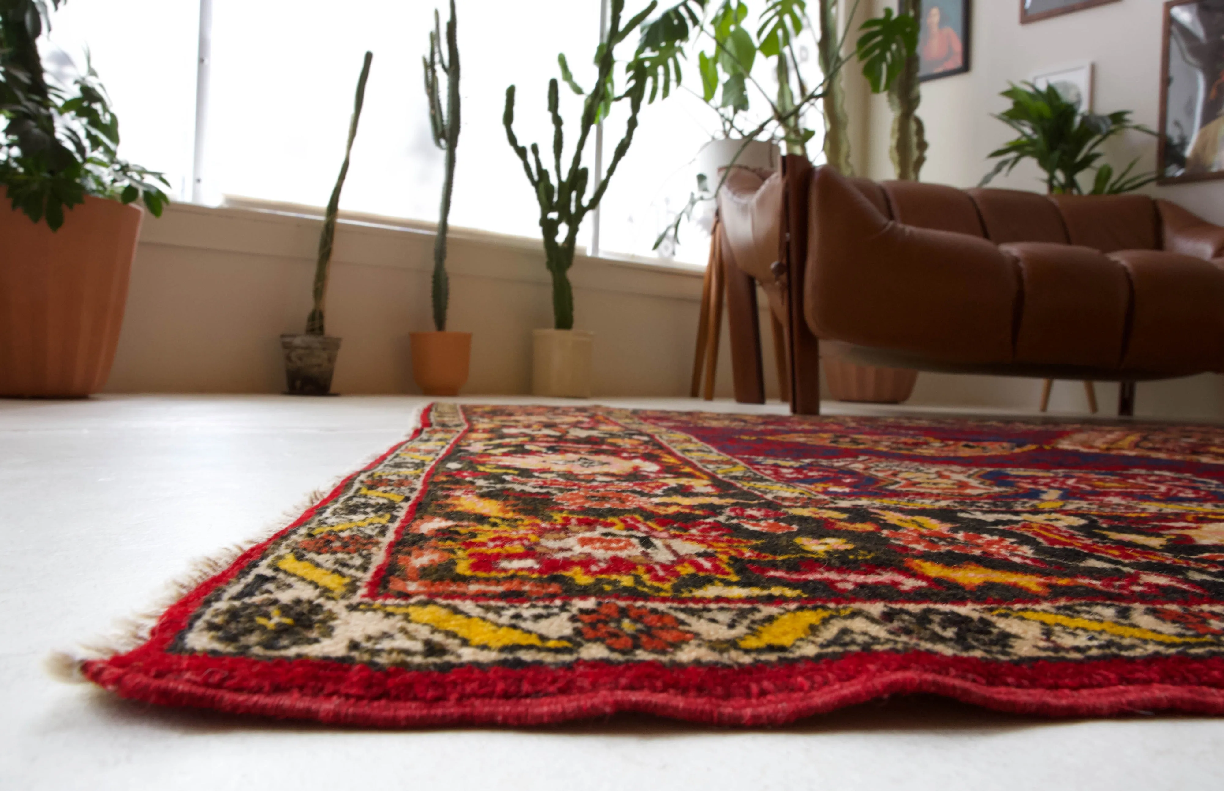 Vintage Canakkale Avunya Rug 5'8"x10'8"