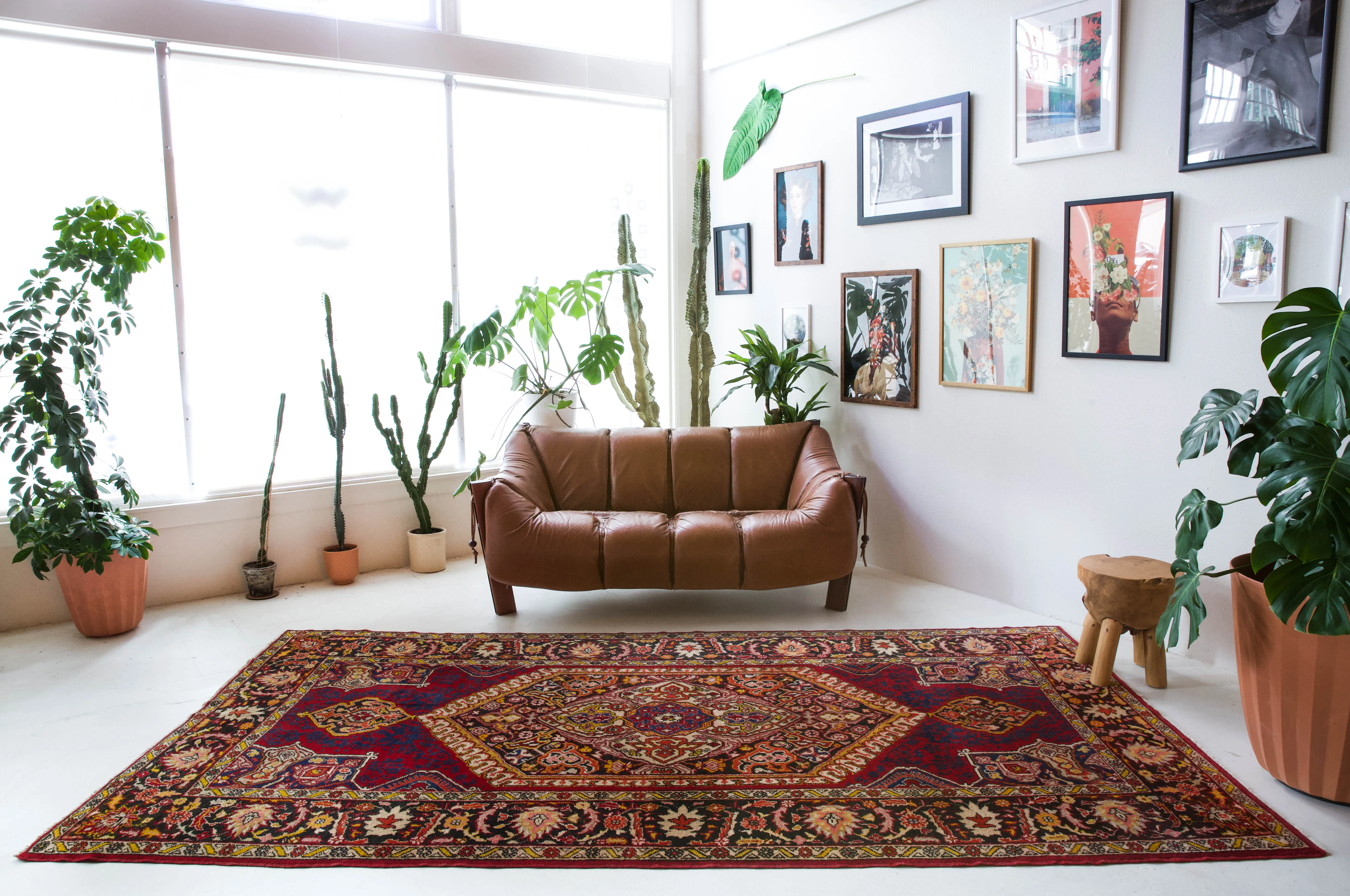 Vintage Canakkale Avunya Rug 5'8"x10'8"