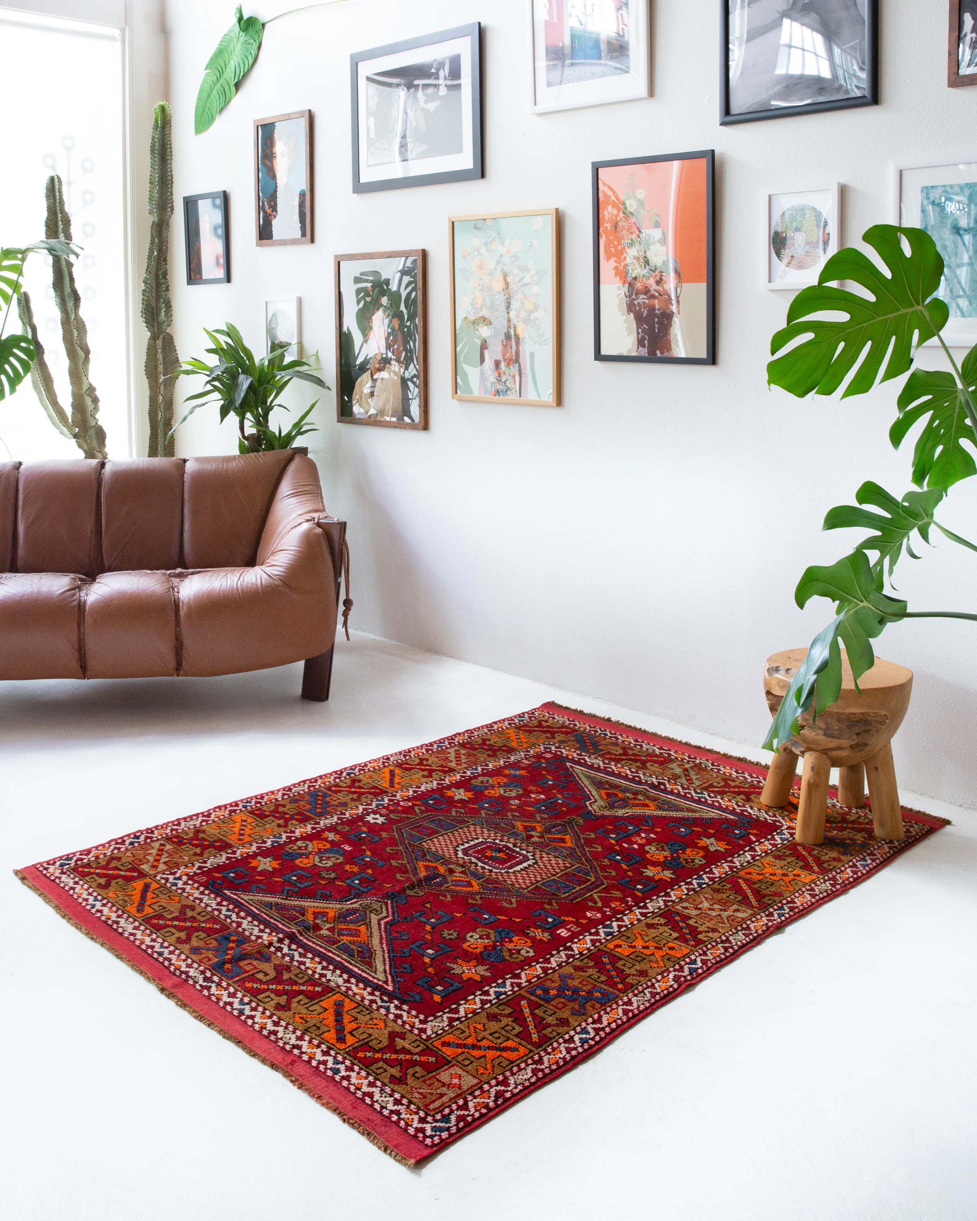 Vintage Canakkale Ayvacik Rug 4'5"x6'
