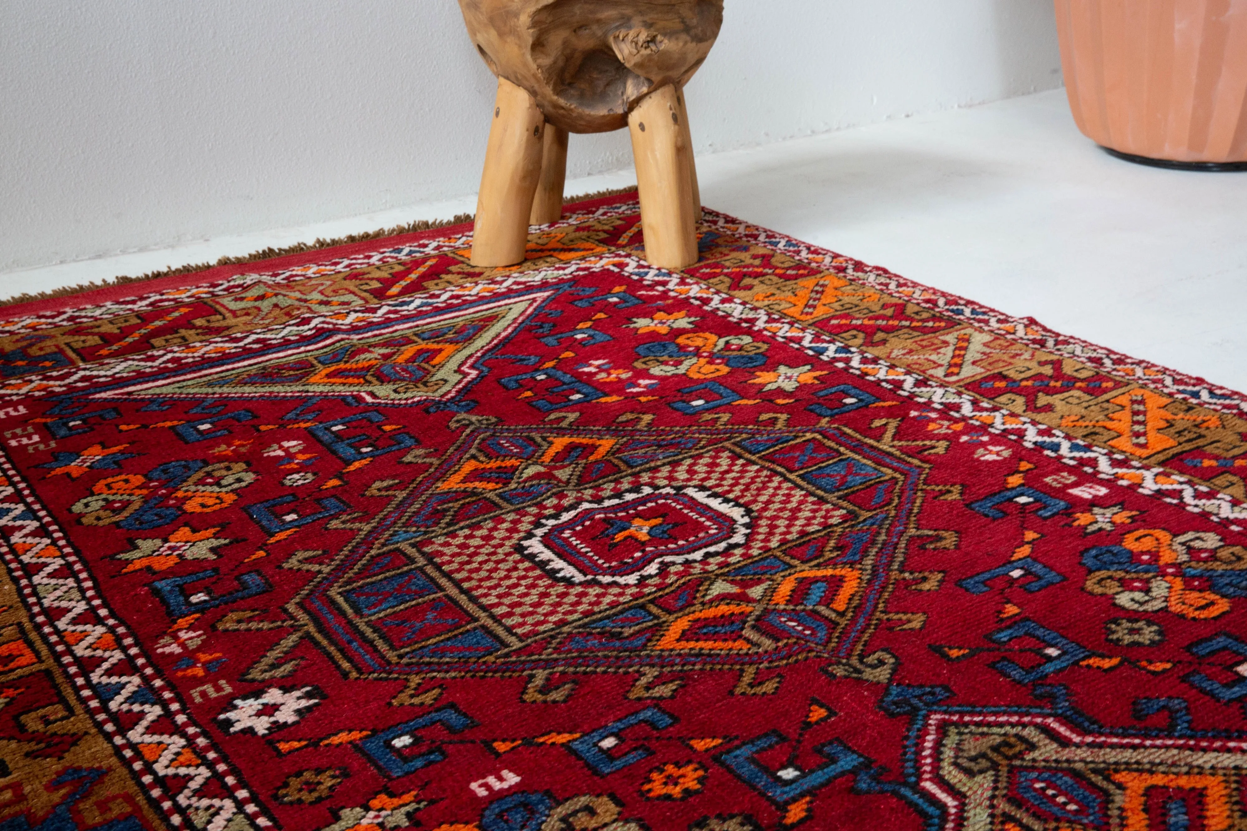 Vintage Canakkale Ayvacik Rug 4'5"x6'