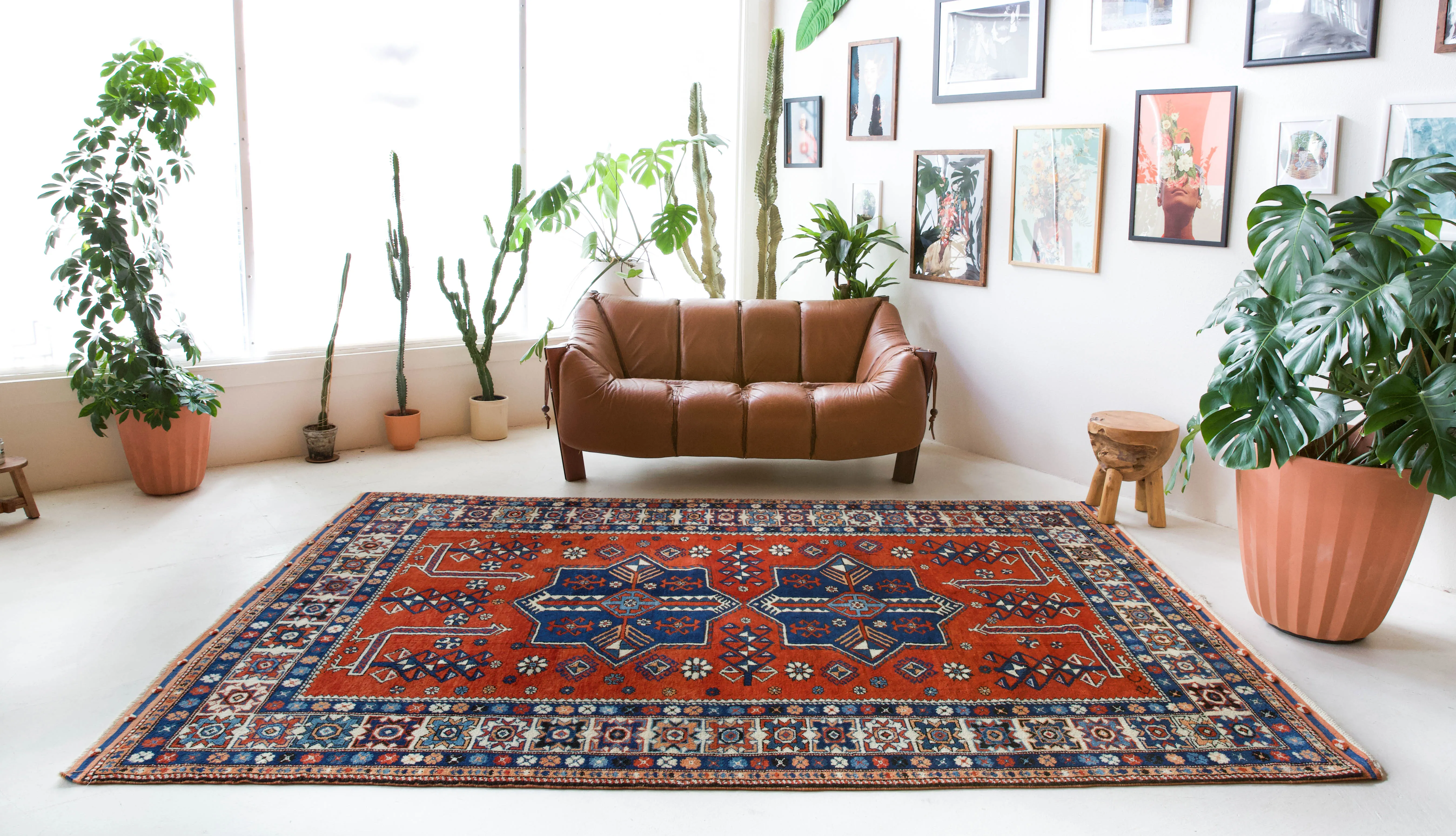 Vintage Canakkale Ayvacik Rug 6'11"x10'3"