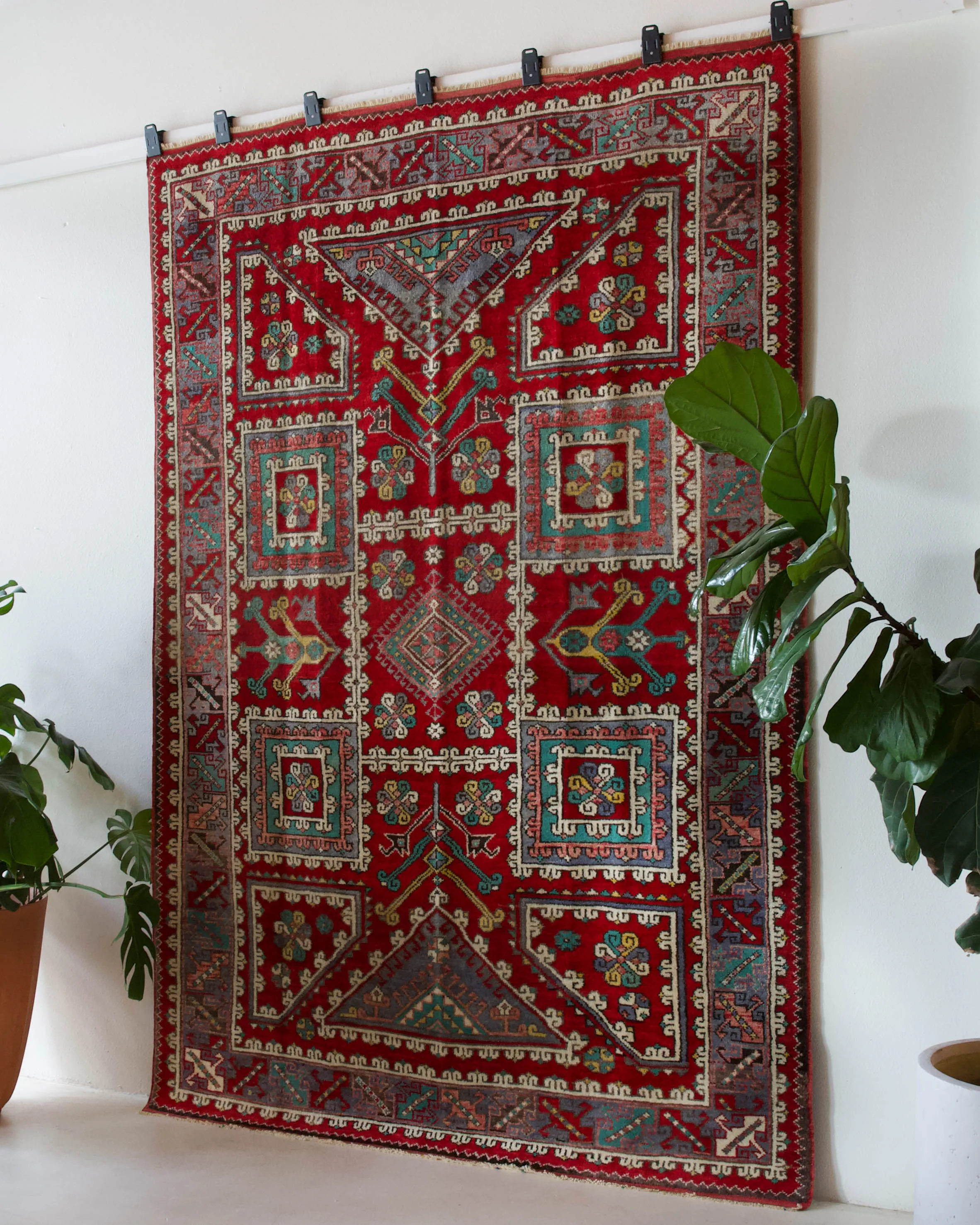 Vintage Canakkale Ayvacik Rug 6'2"x9'