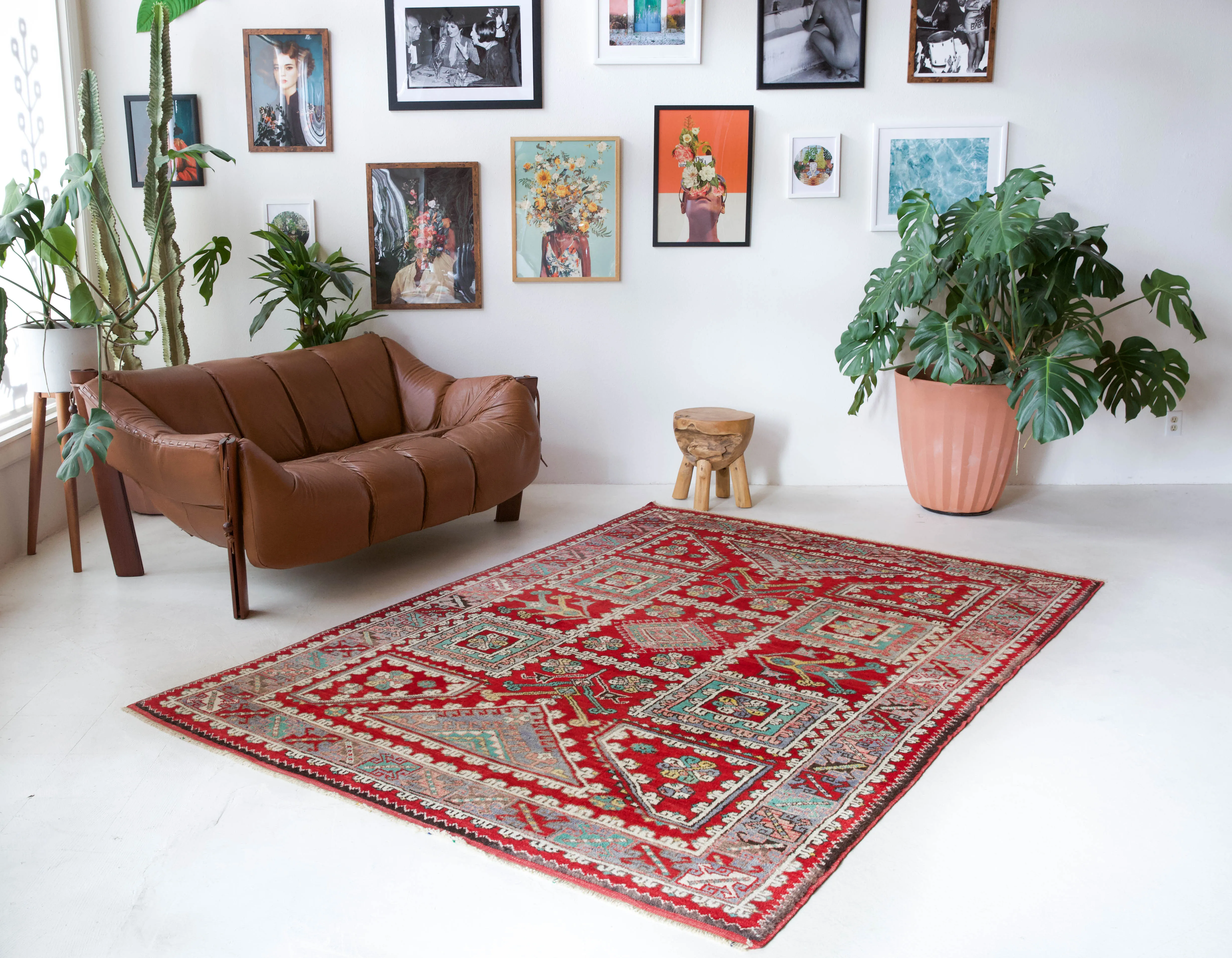 Vintage Canakkale Ayvacik Rug 6'2"x9'