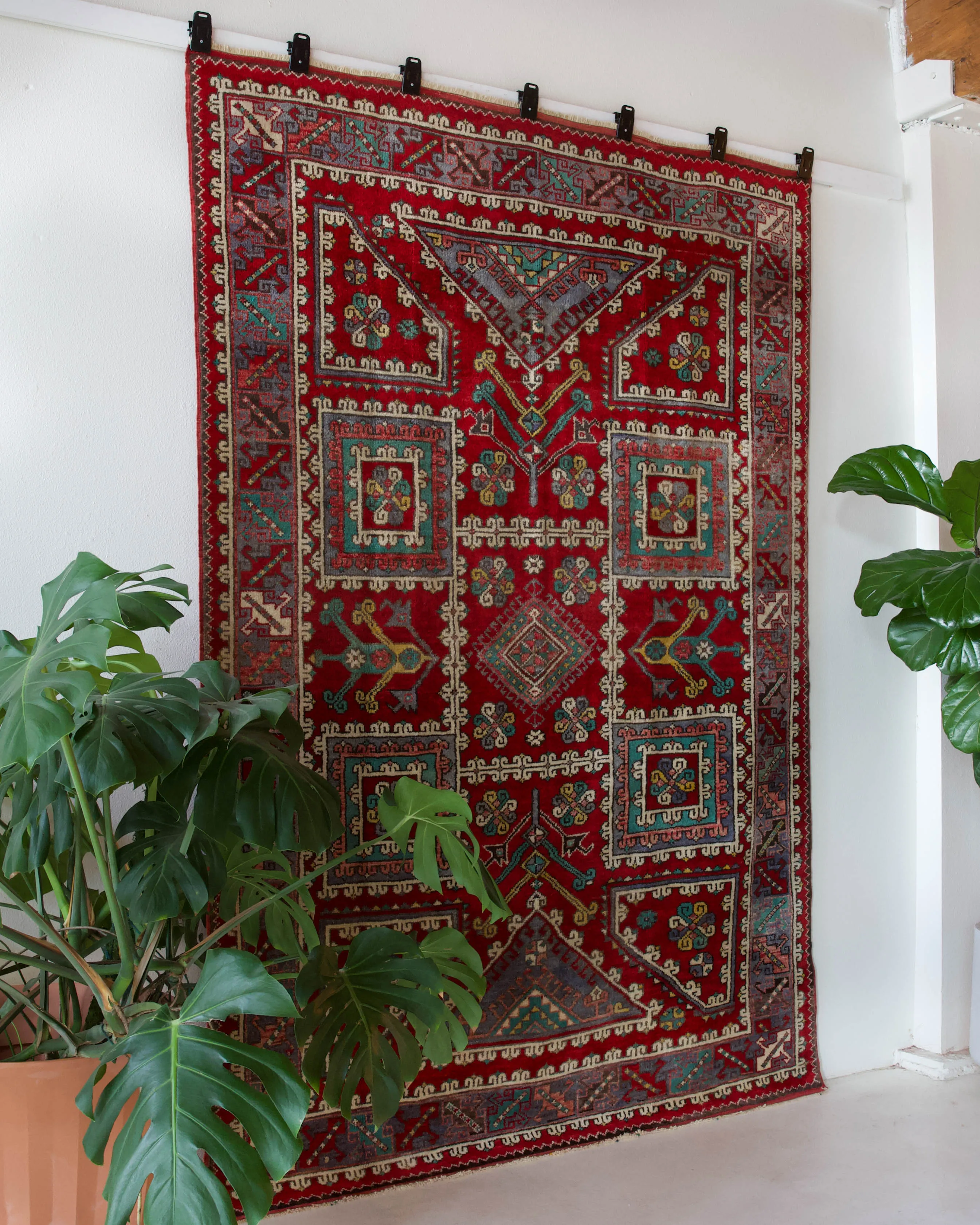 Vintage Canakkale Ayvacik Rug 6'2"x9'