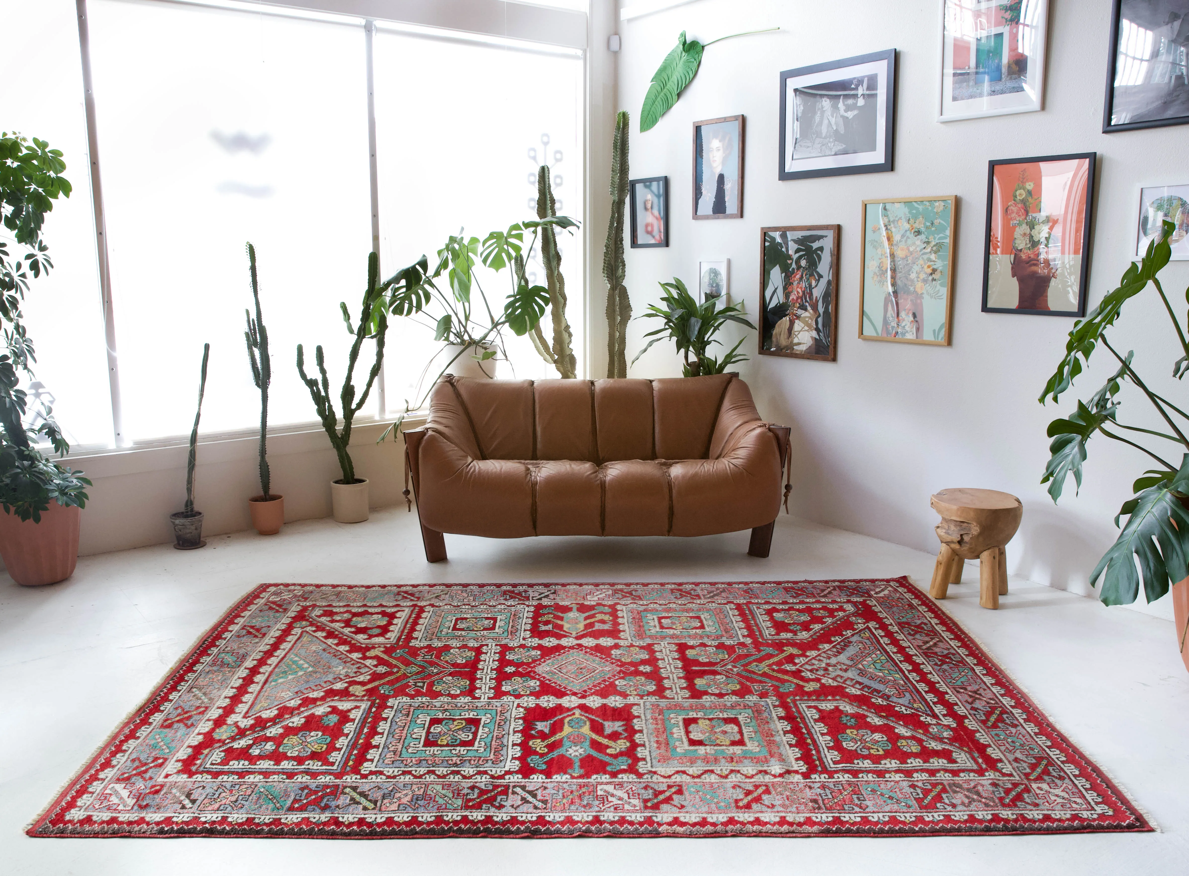 Vintage Canakkale Ayvacik Rug 6'2"x9'