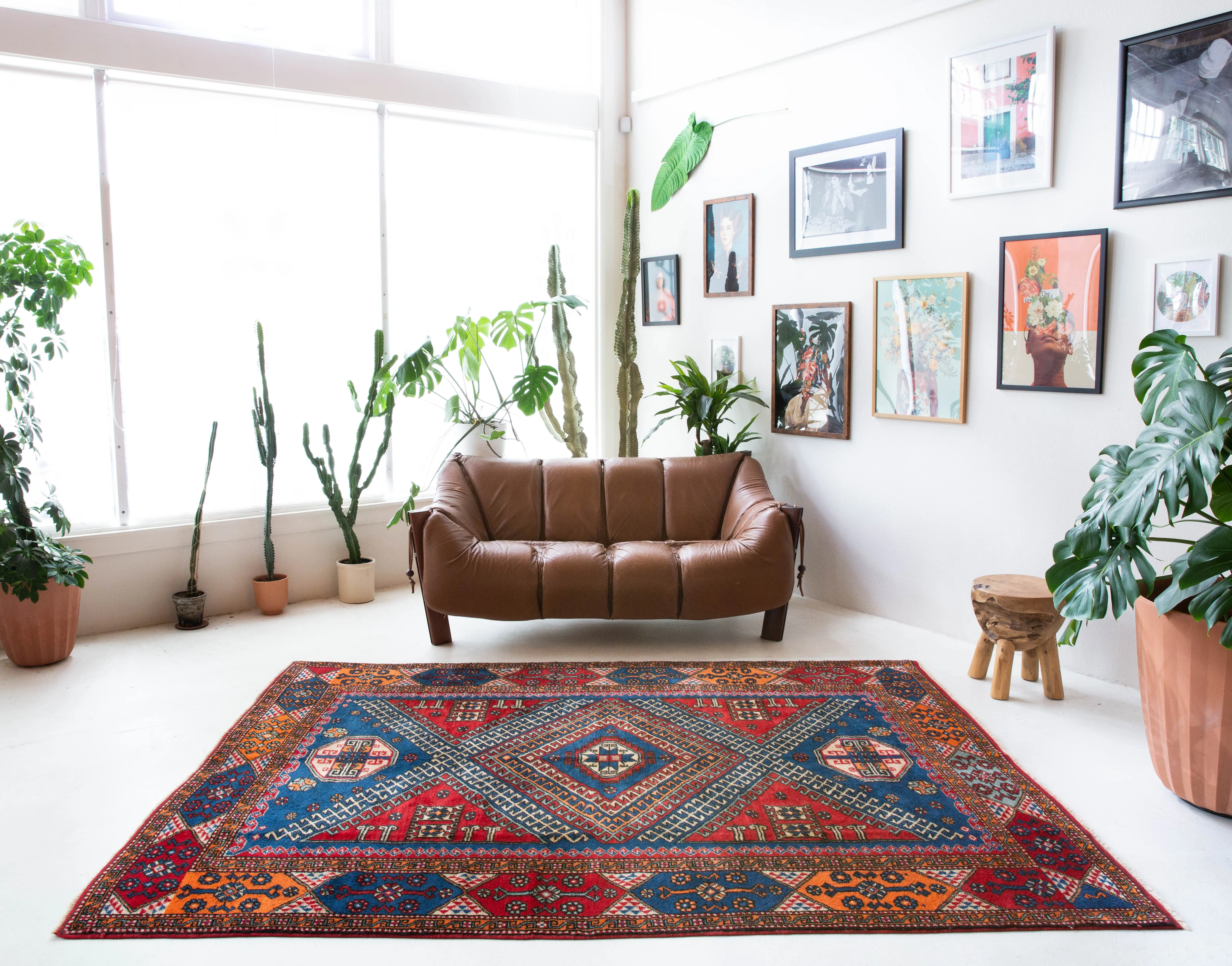 Vintage Canakkale Ayvacik Rug 6'4"x8'7"