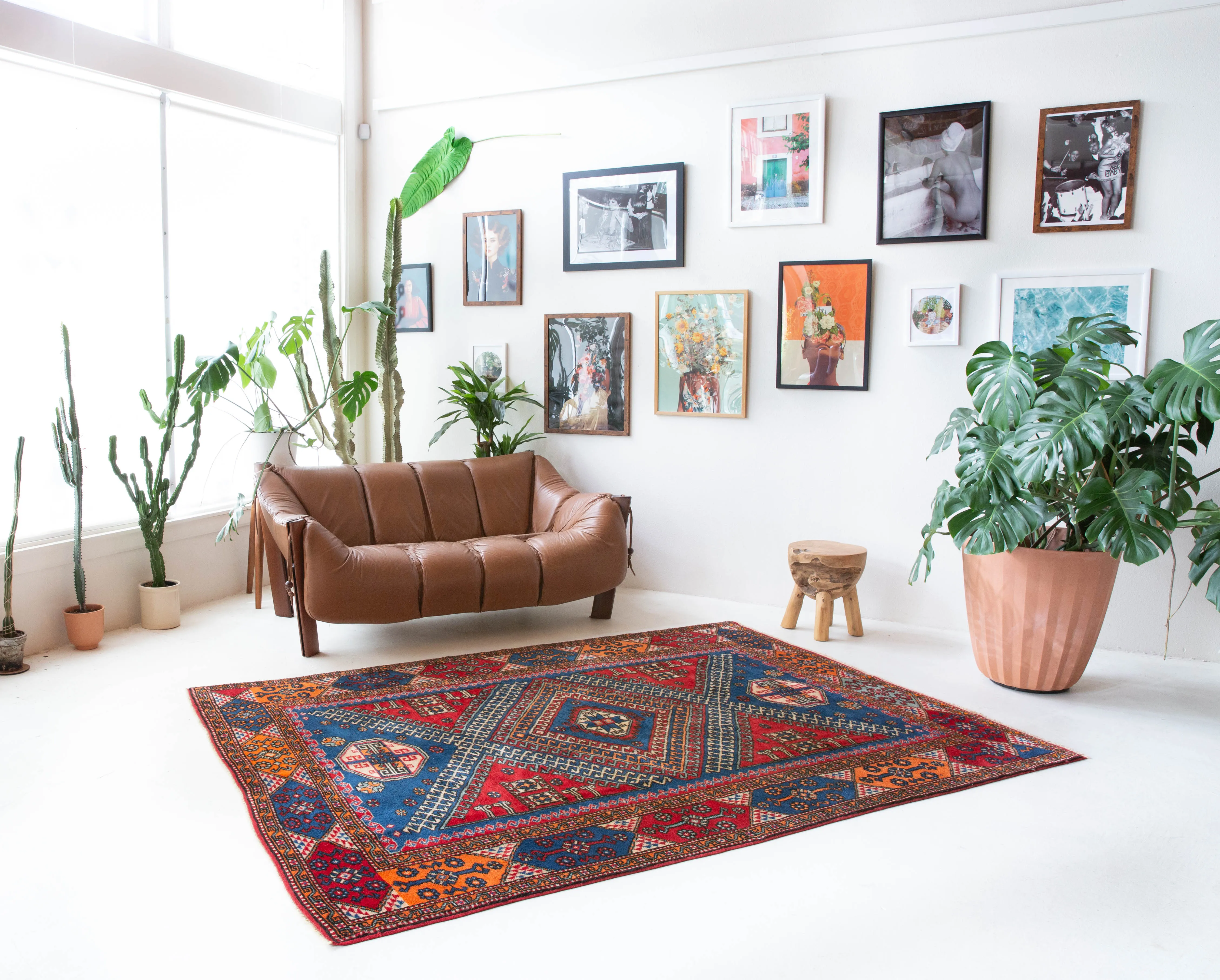 Vintage Canakkale Ayvacik Rug 6'4"x8'7"
