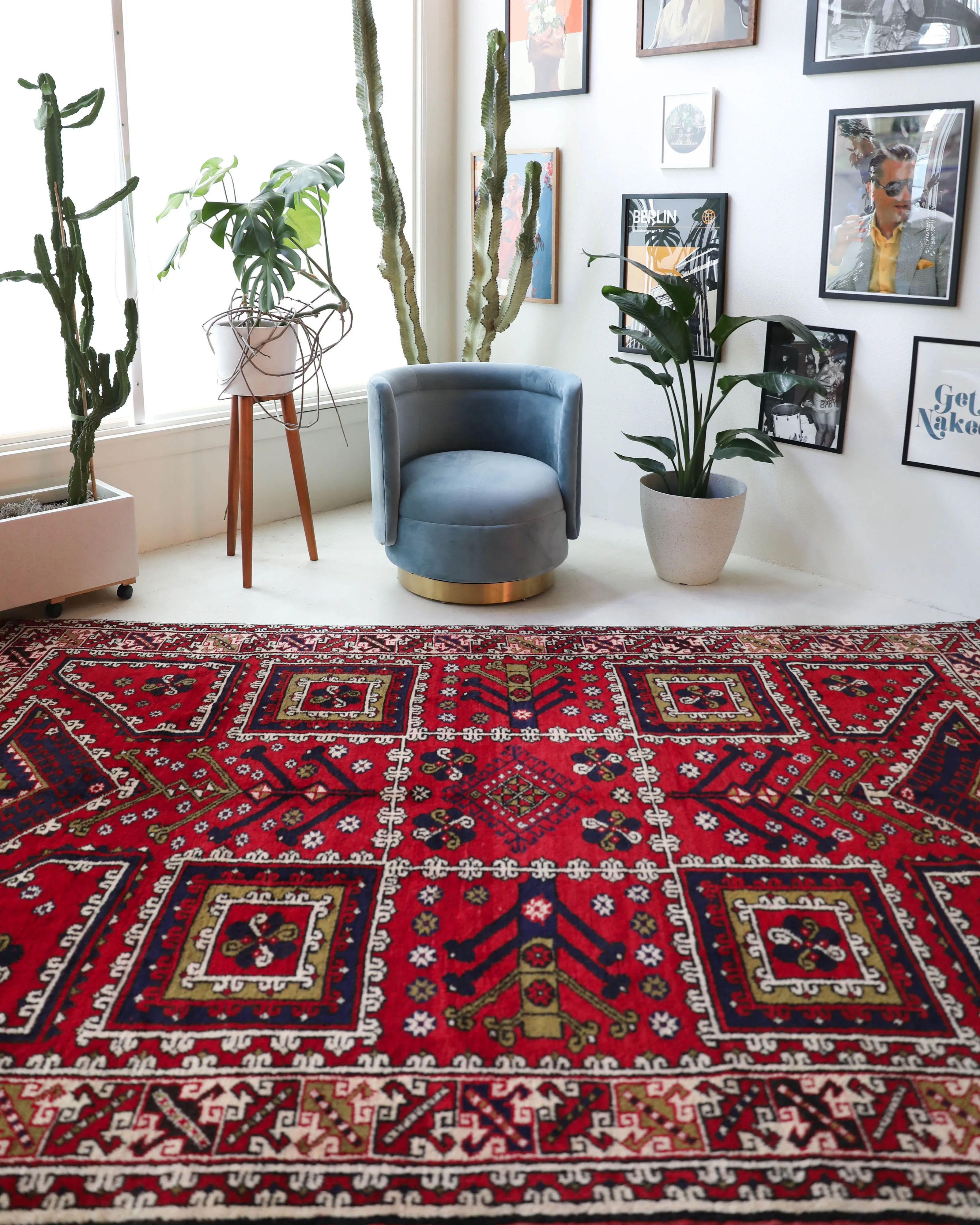 Vintage Canakkale Ayvacik Rug 6'9"x10'6"