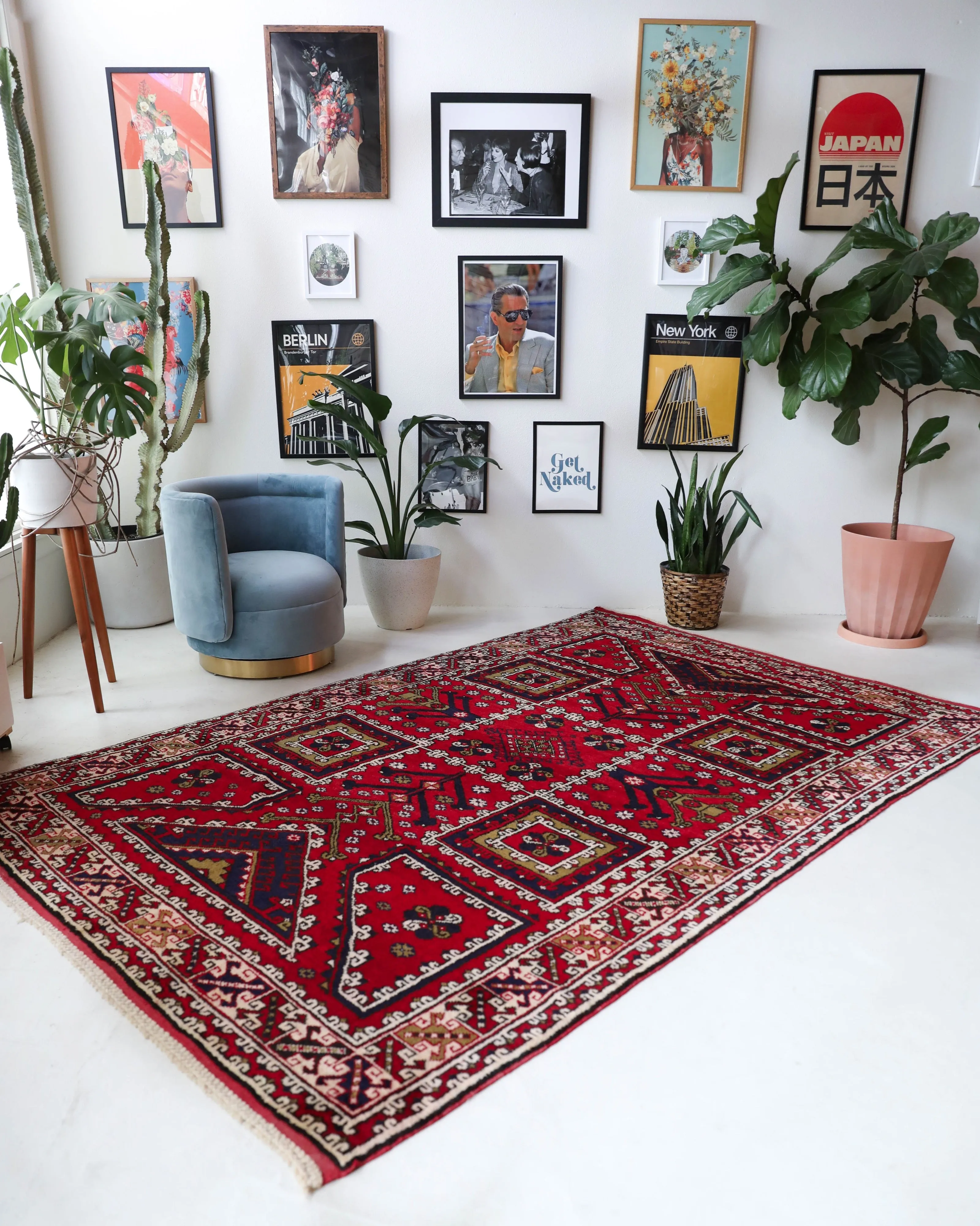 Vintage Canakkale Ayvacik Rug 6'9"x10'6"