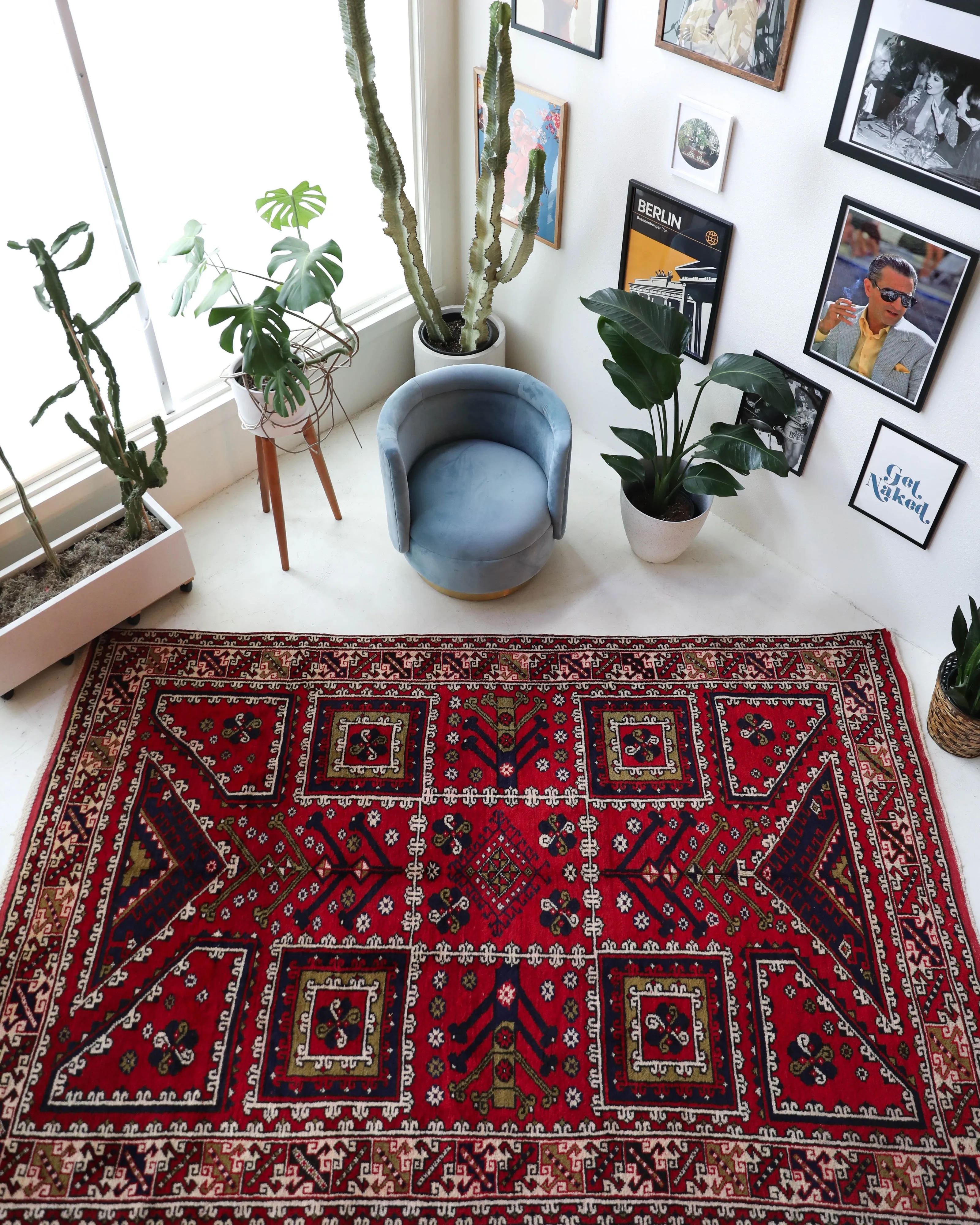 Vintage Canakkale Ayvacik Rug 6'9"x10'6"