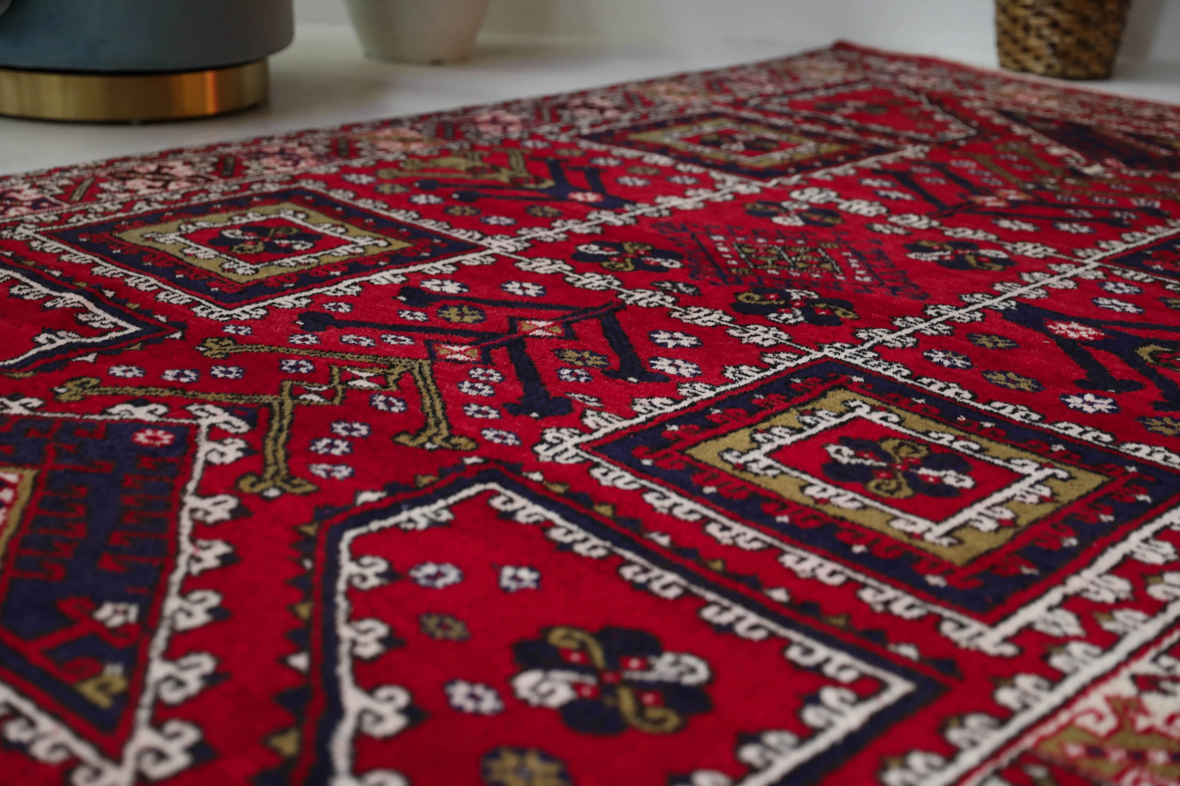 Vintage Canakkale Ayvacik Rug 6'9"x10'6"