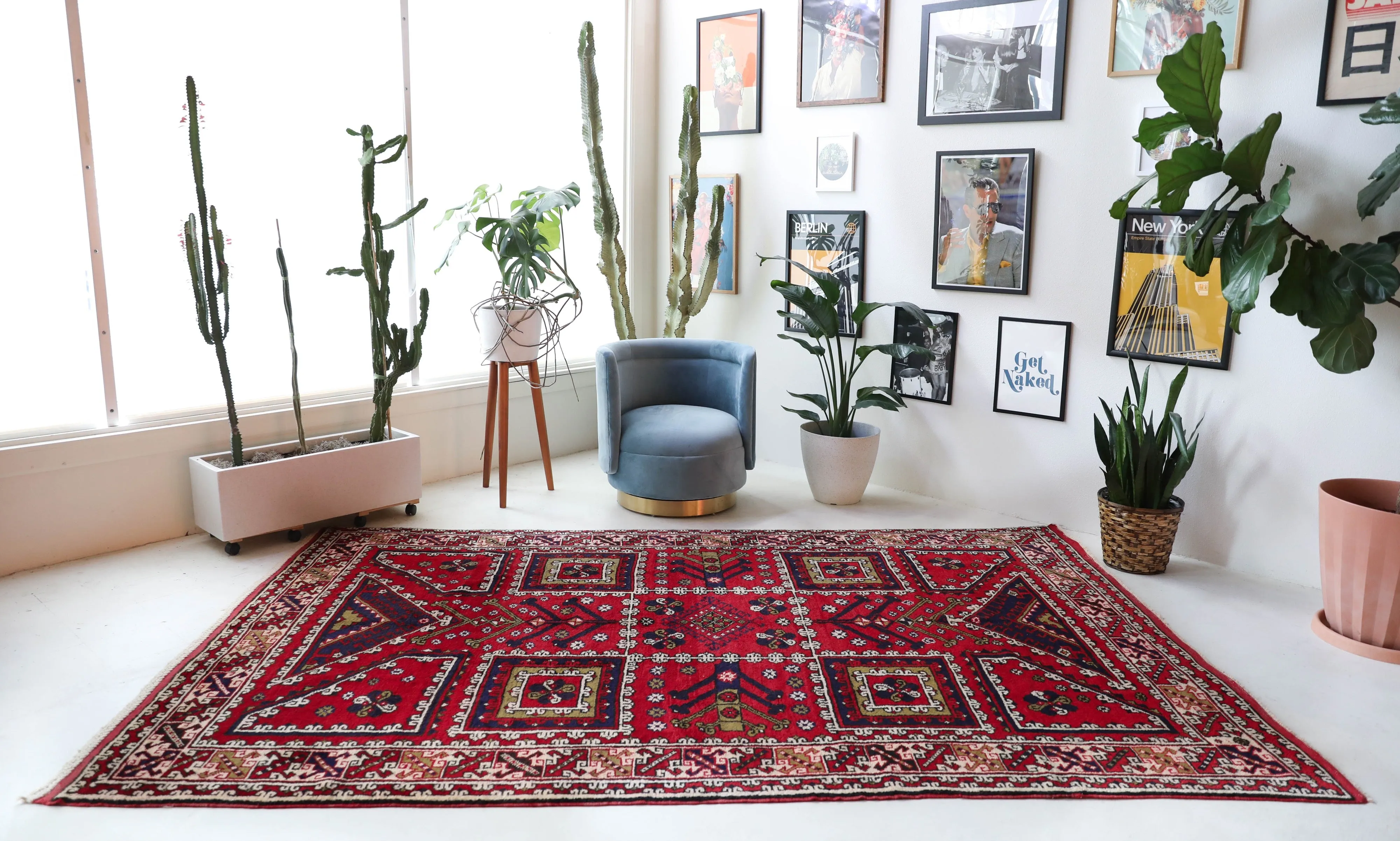 Vintage Canakkale Ayvacik Rug 6'9"x10'6"