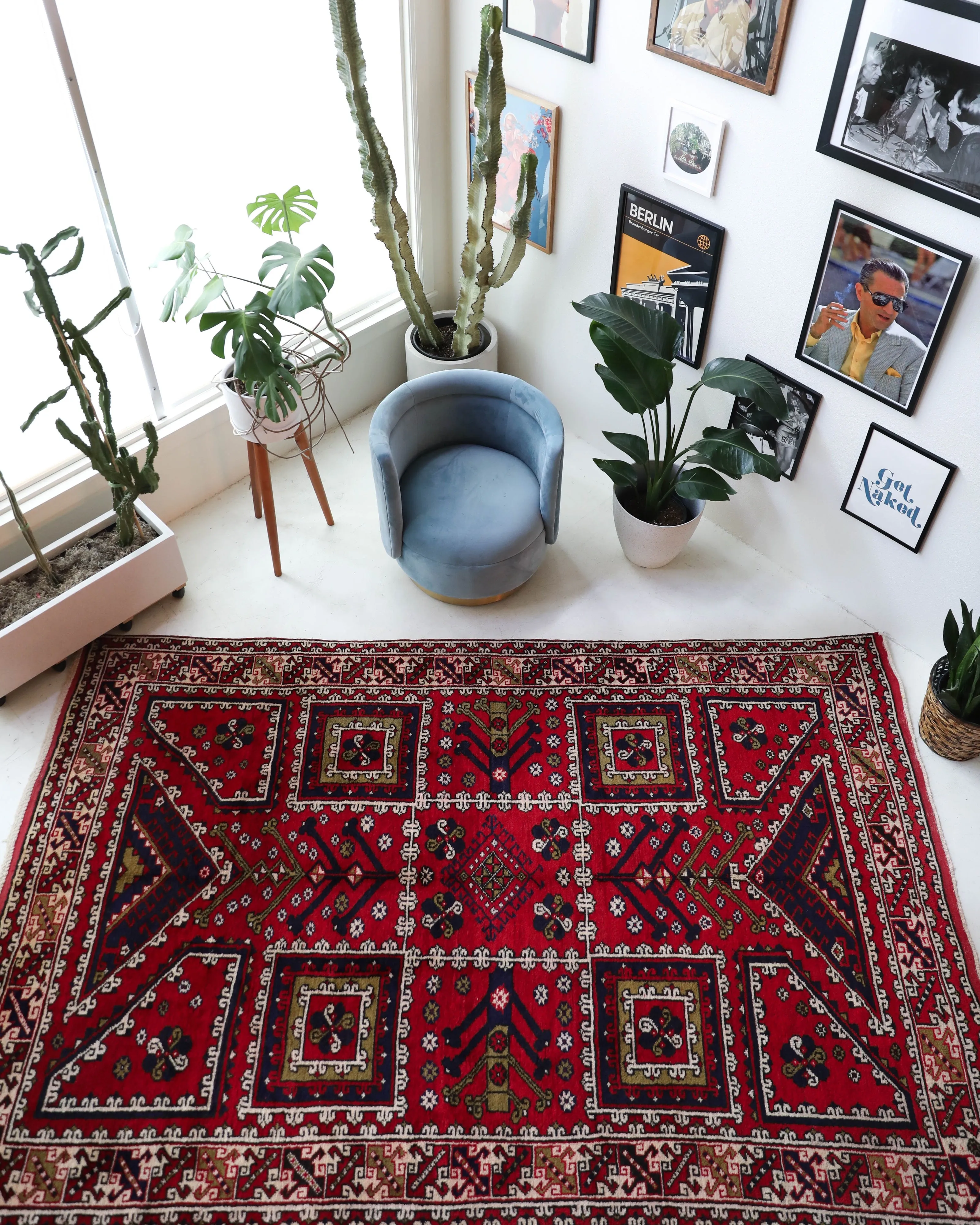 Vintage Canakkale Ayvacik Rug 6'9"x10'6"