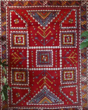 Vintage Canakkale Ayvacik Rug 7'3"x9'10"