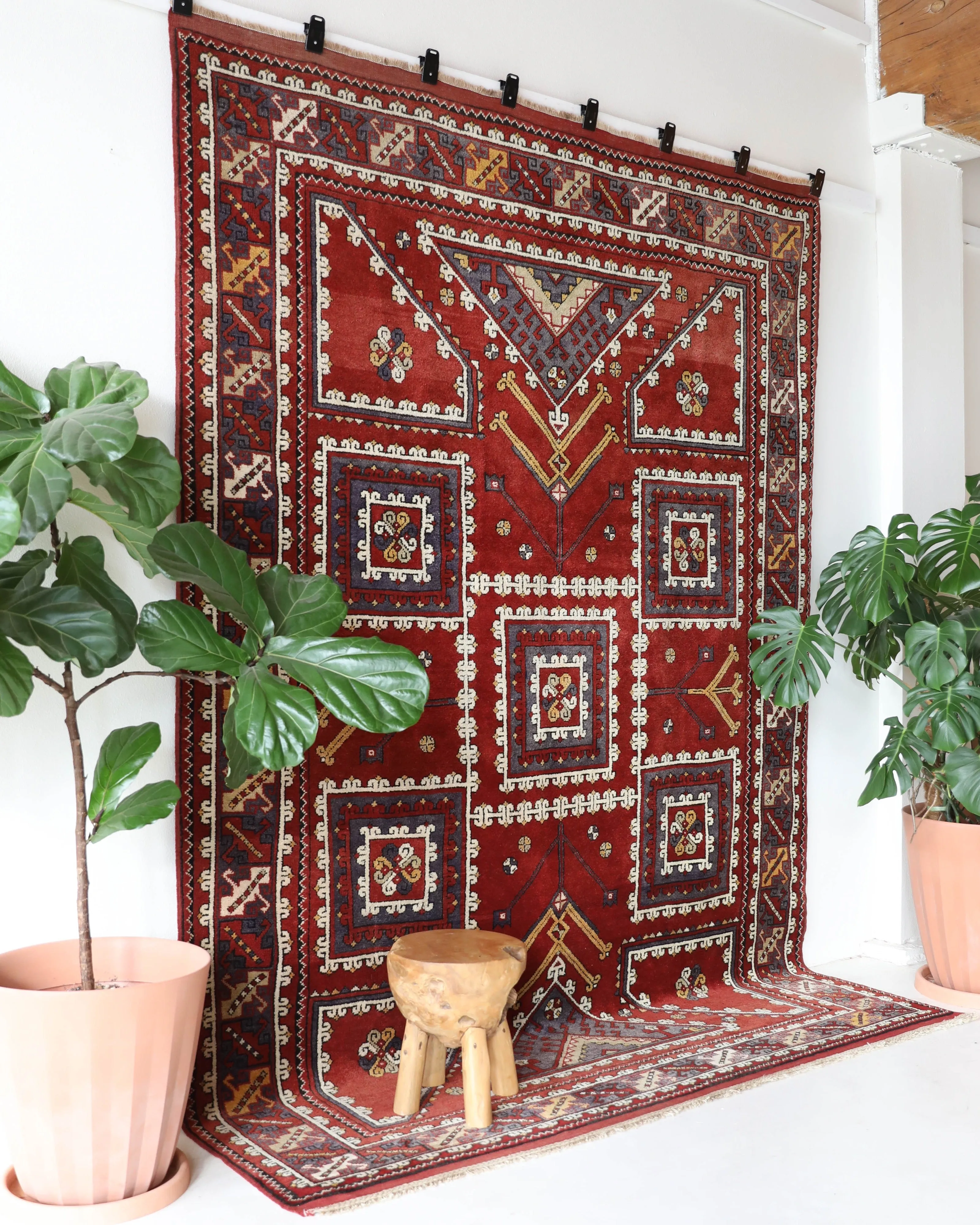 Vintage Canakkale Ayvacik Rug 7'7"x11'2"