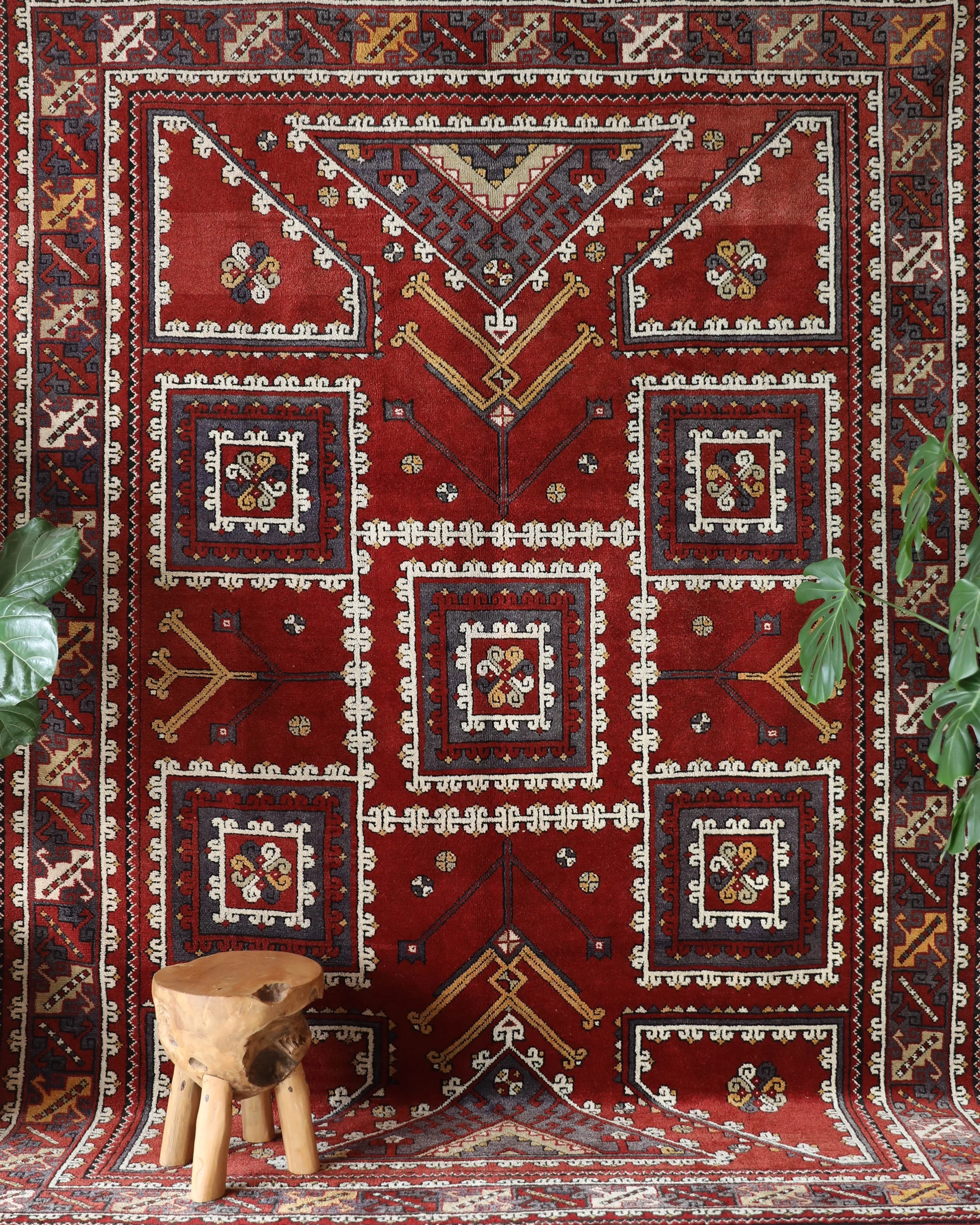 Vintage Canakkale Ayvacik Rug 7'7"x11'2"