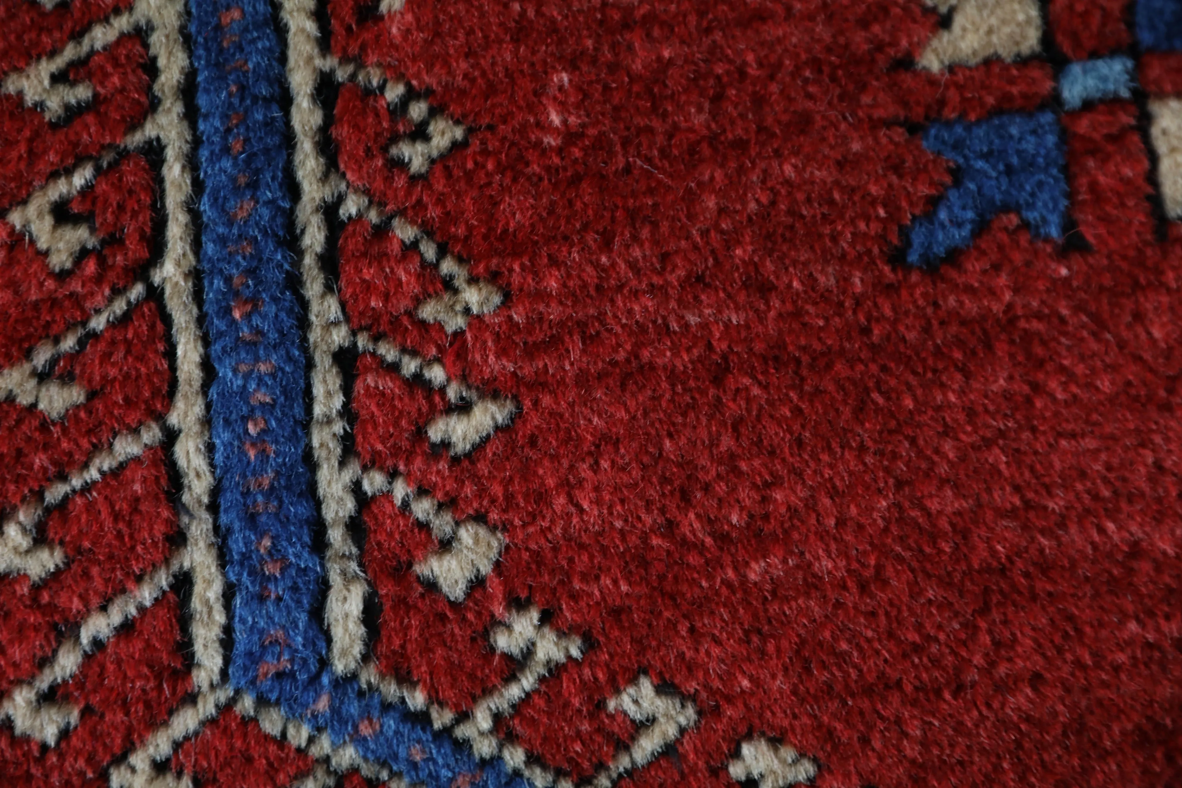 Vintage Canakkale Dobag Rug 5'6"x7'