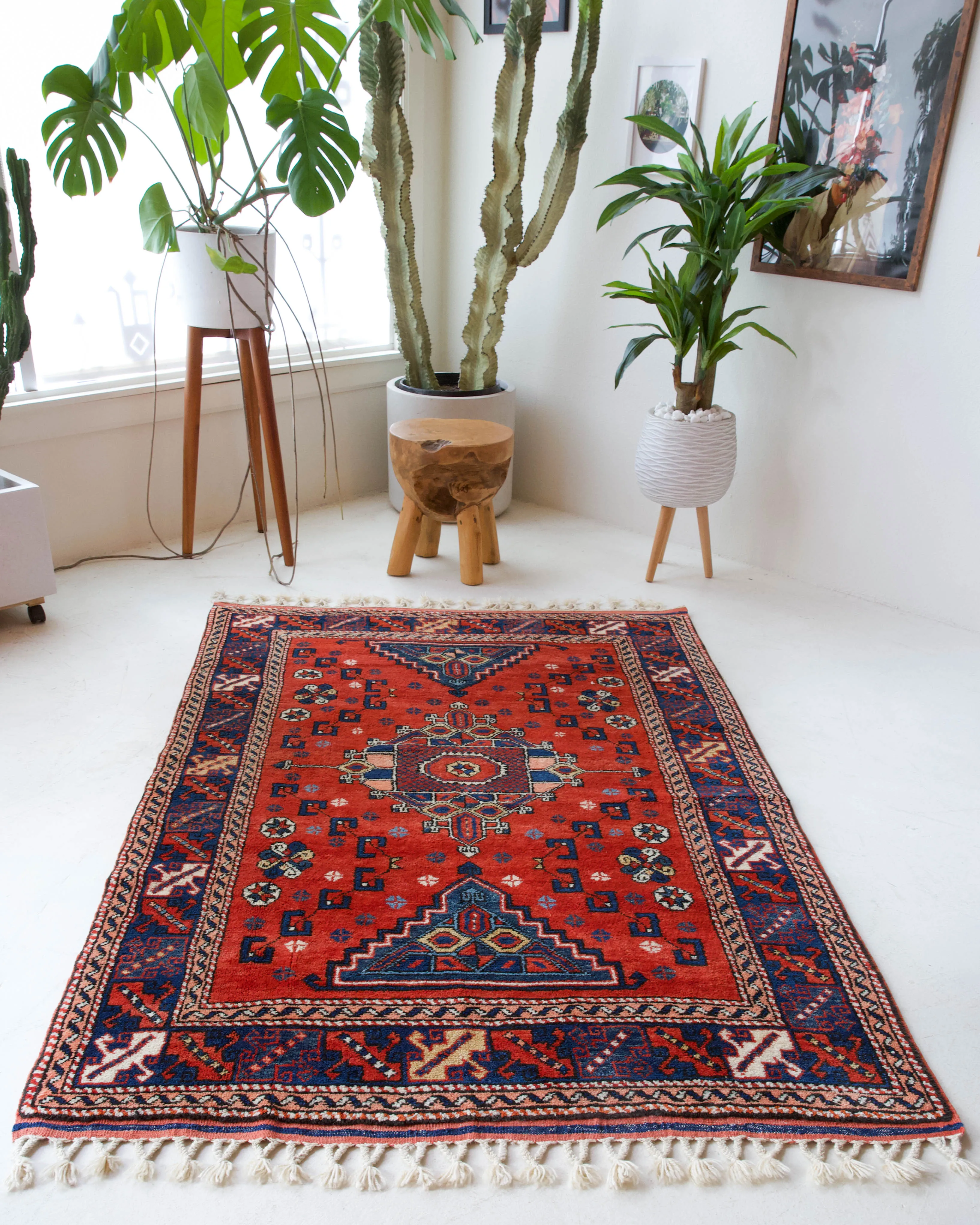 Vintage Canakkale Rug 4'4"x7'4"