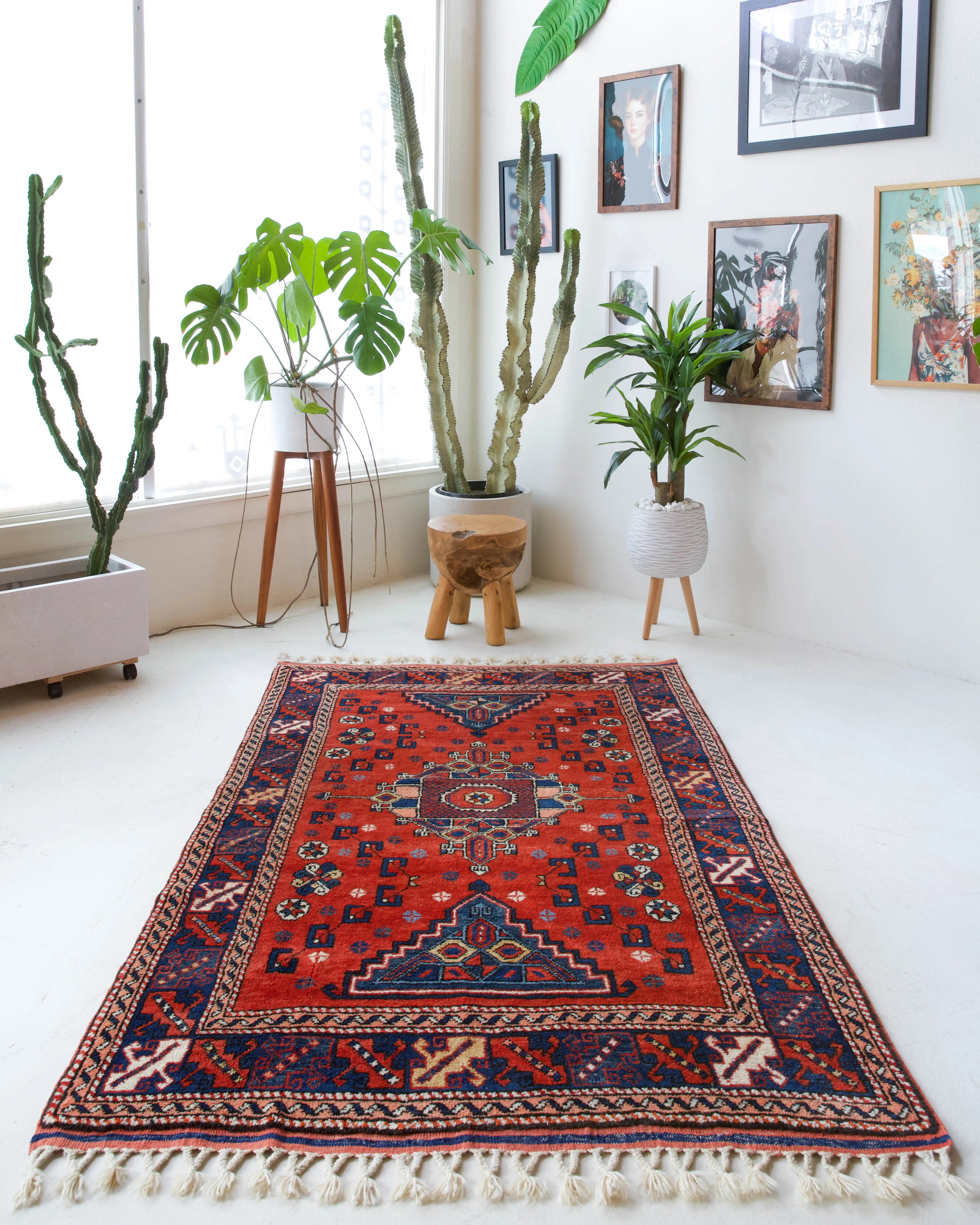 Vintage Canakkale Rug 4'4"x7'4"