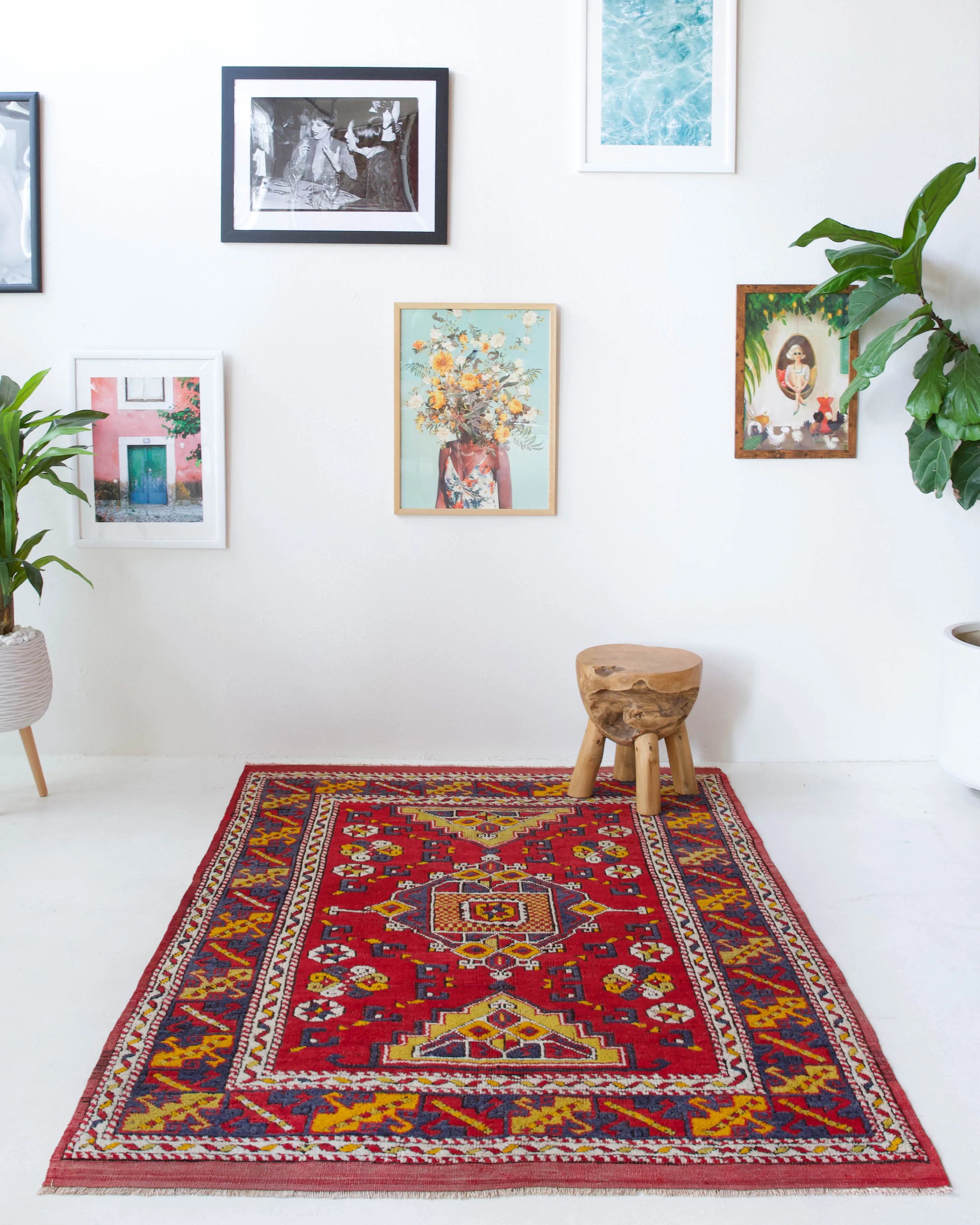 Vintage Canakkale Rug 4'9"x6'10"
