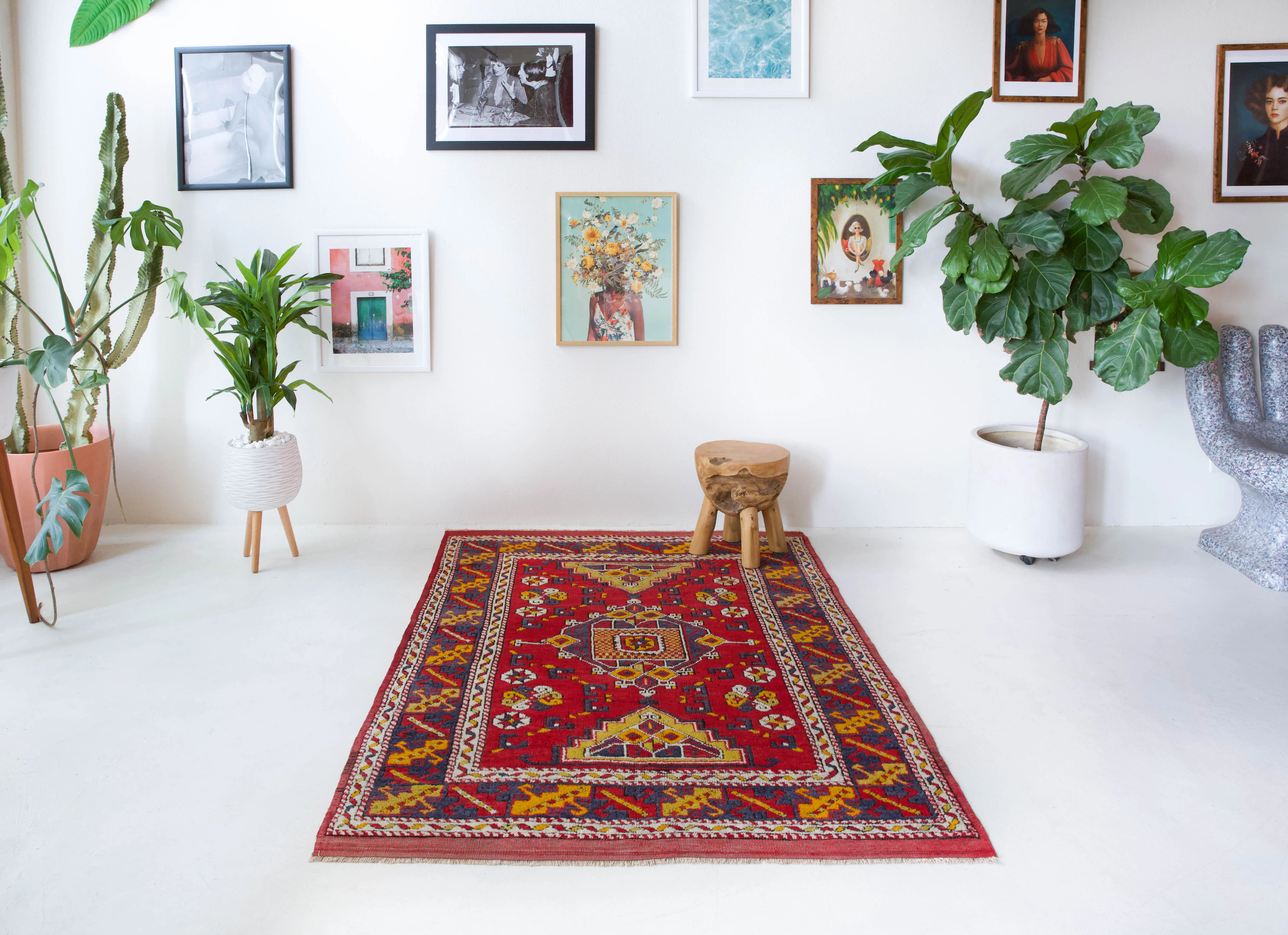 Vintage Canakkale Rug 4'9"x6'10"
