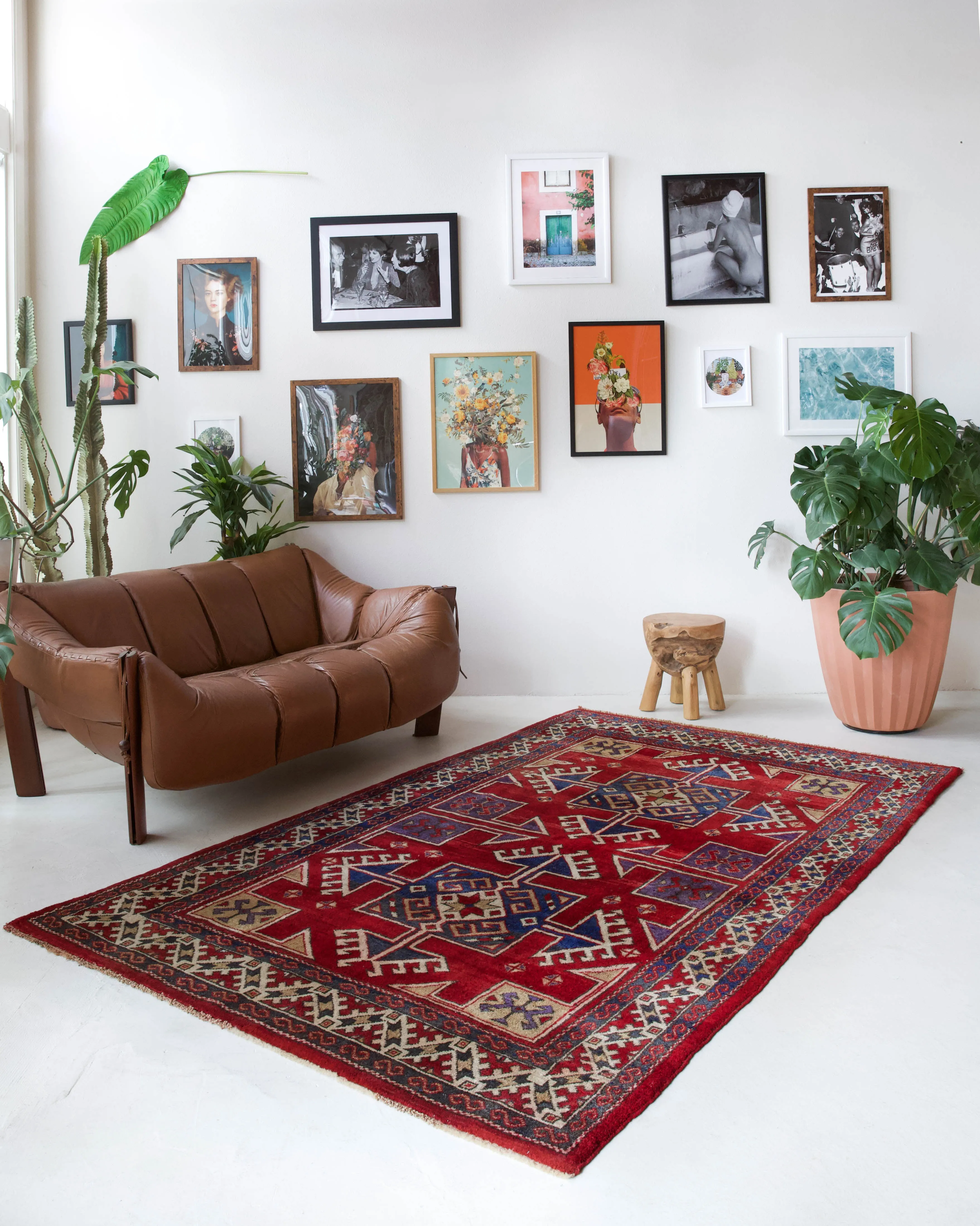 Vintage Canakkale Rug 5'8"x9'
