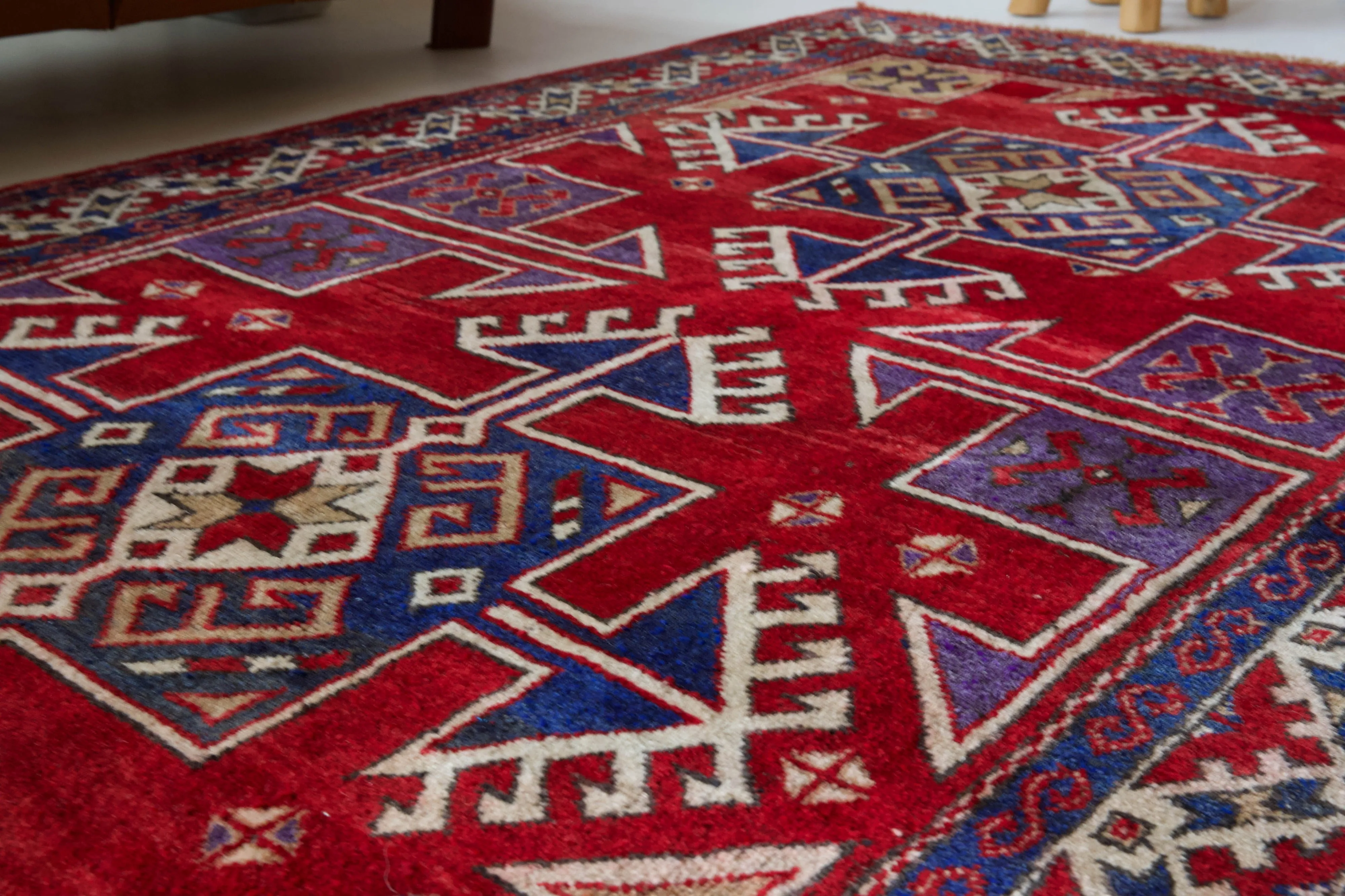 Vintage Canakkale Rug 5'8"x9'