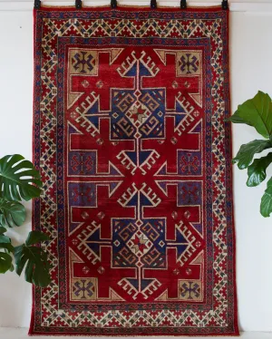 Vintage Canakkale Rug 5'8"x9'