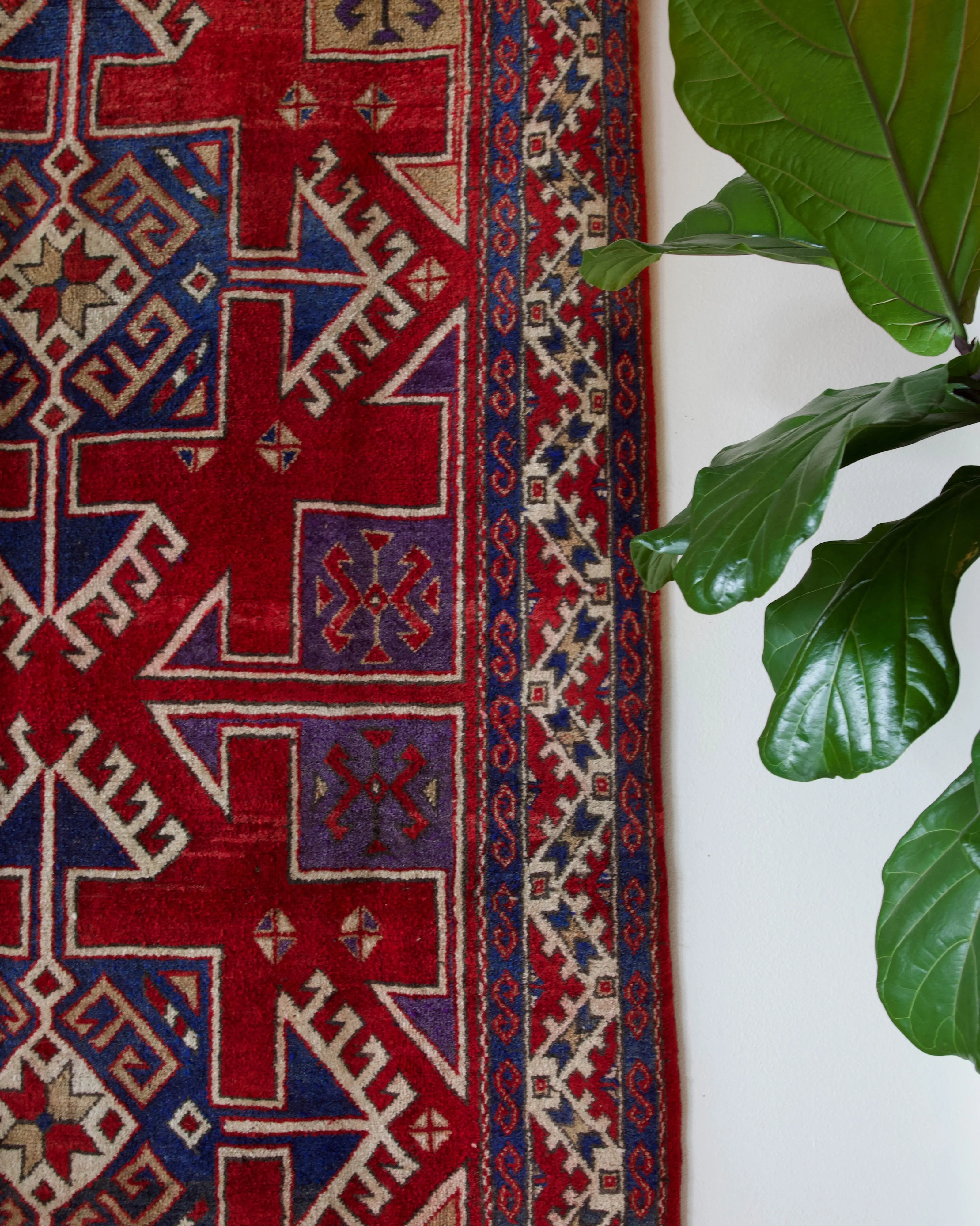 Vintage Canakkale Rug 5'8"x9'