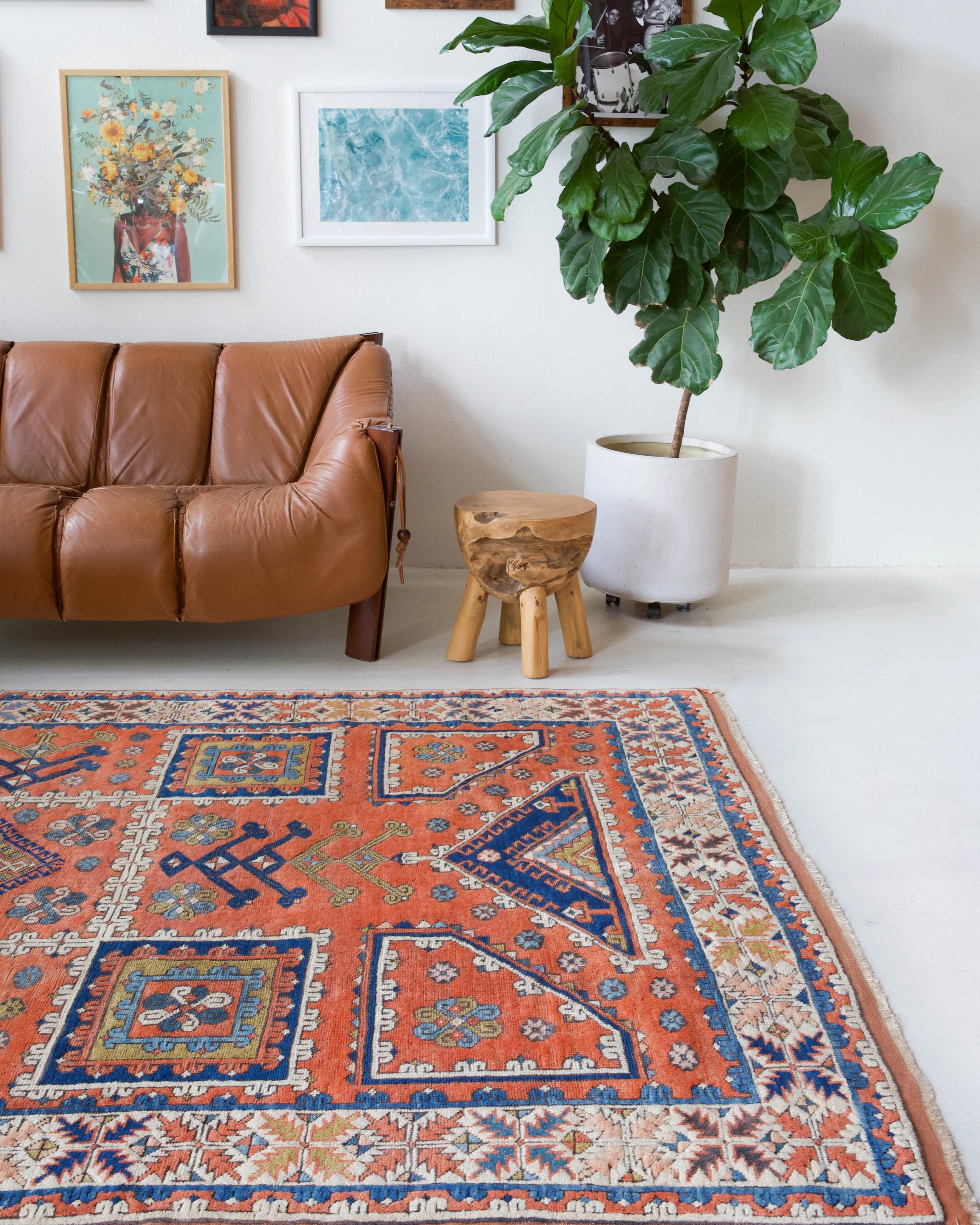 Vintage Canakkale Rug 6'5"x10'
