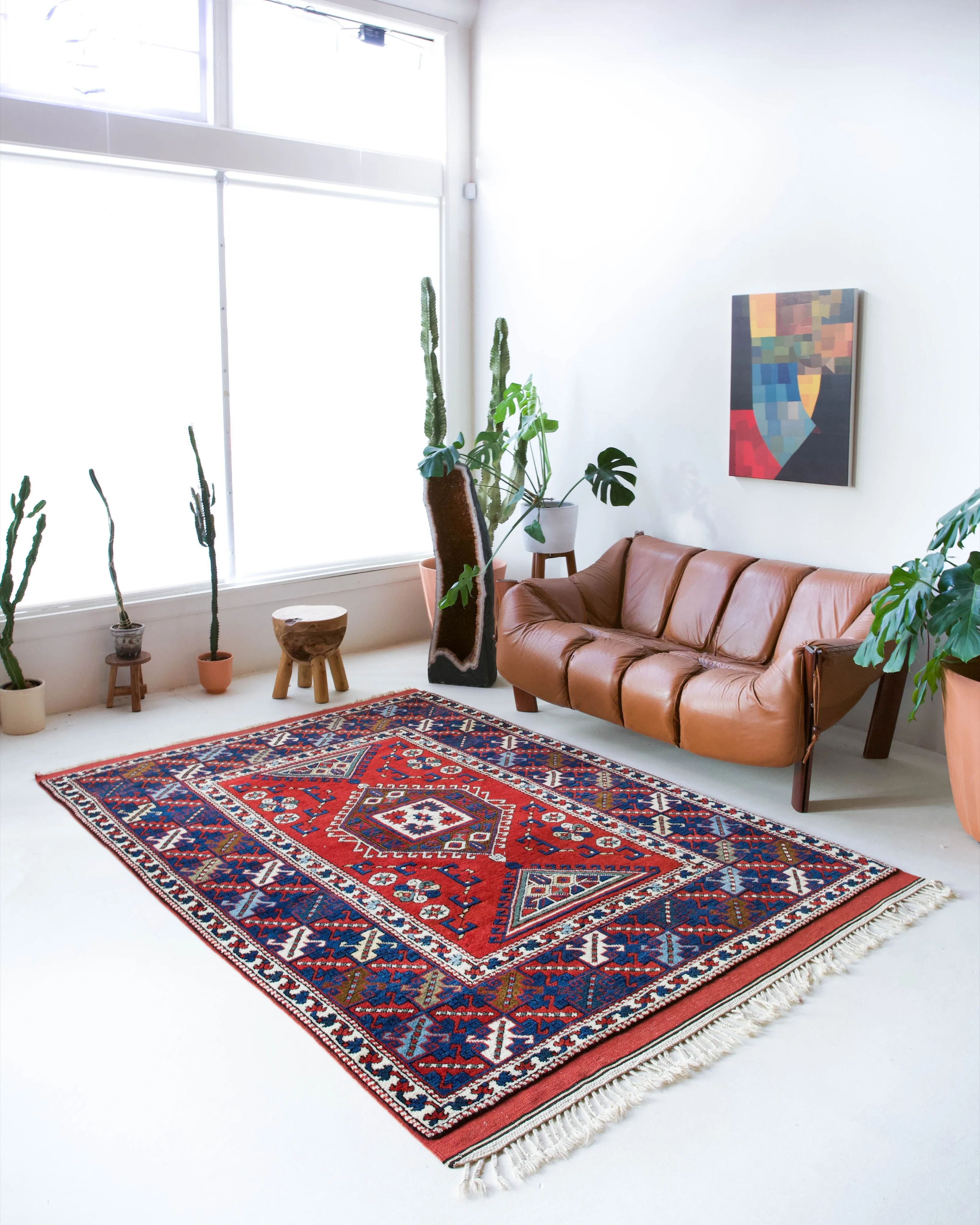 Vintage Canakkale Rug 6'x9'