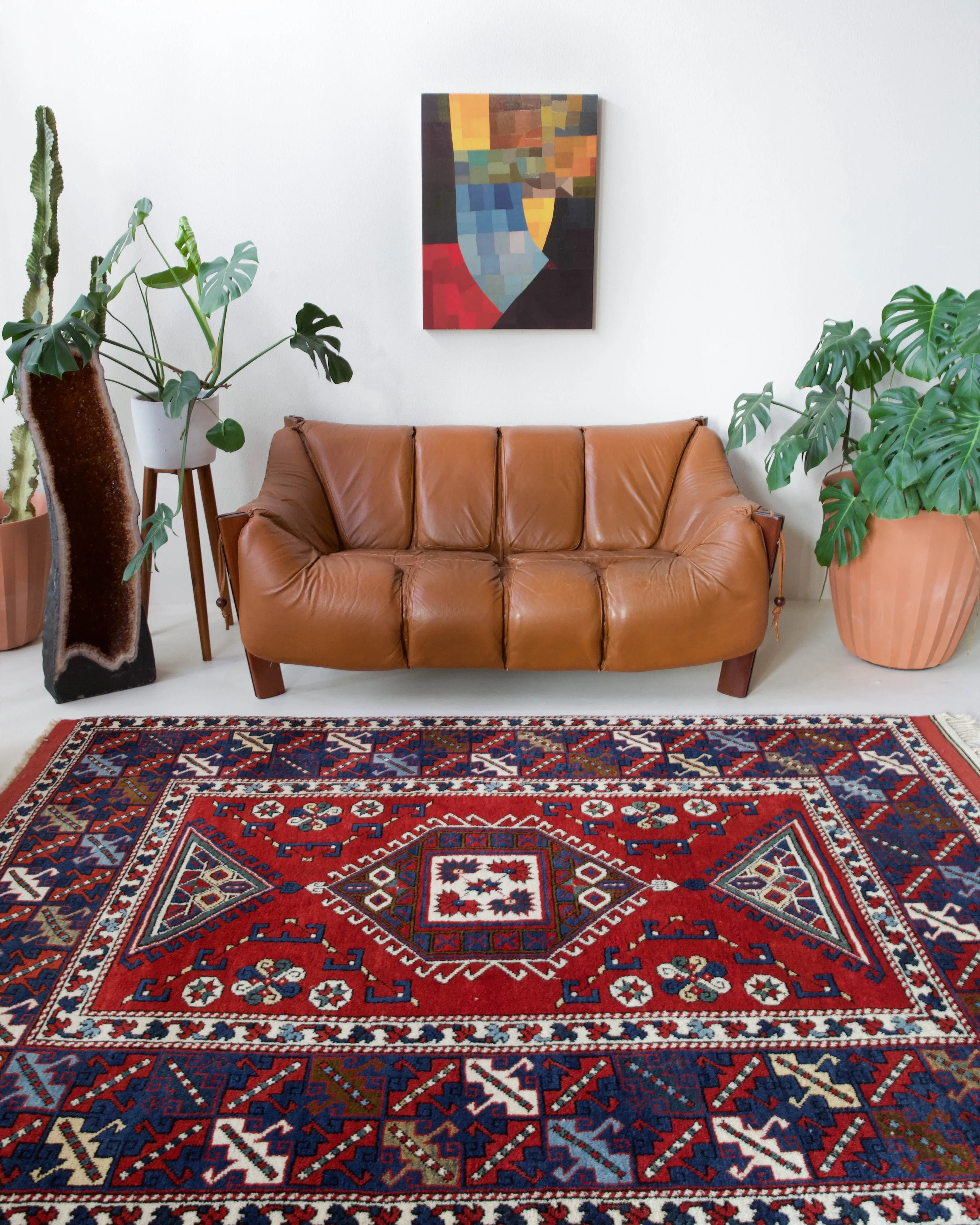 Vintage Canakkale Rug 6'x9'