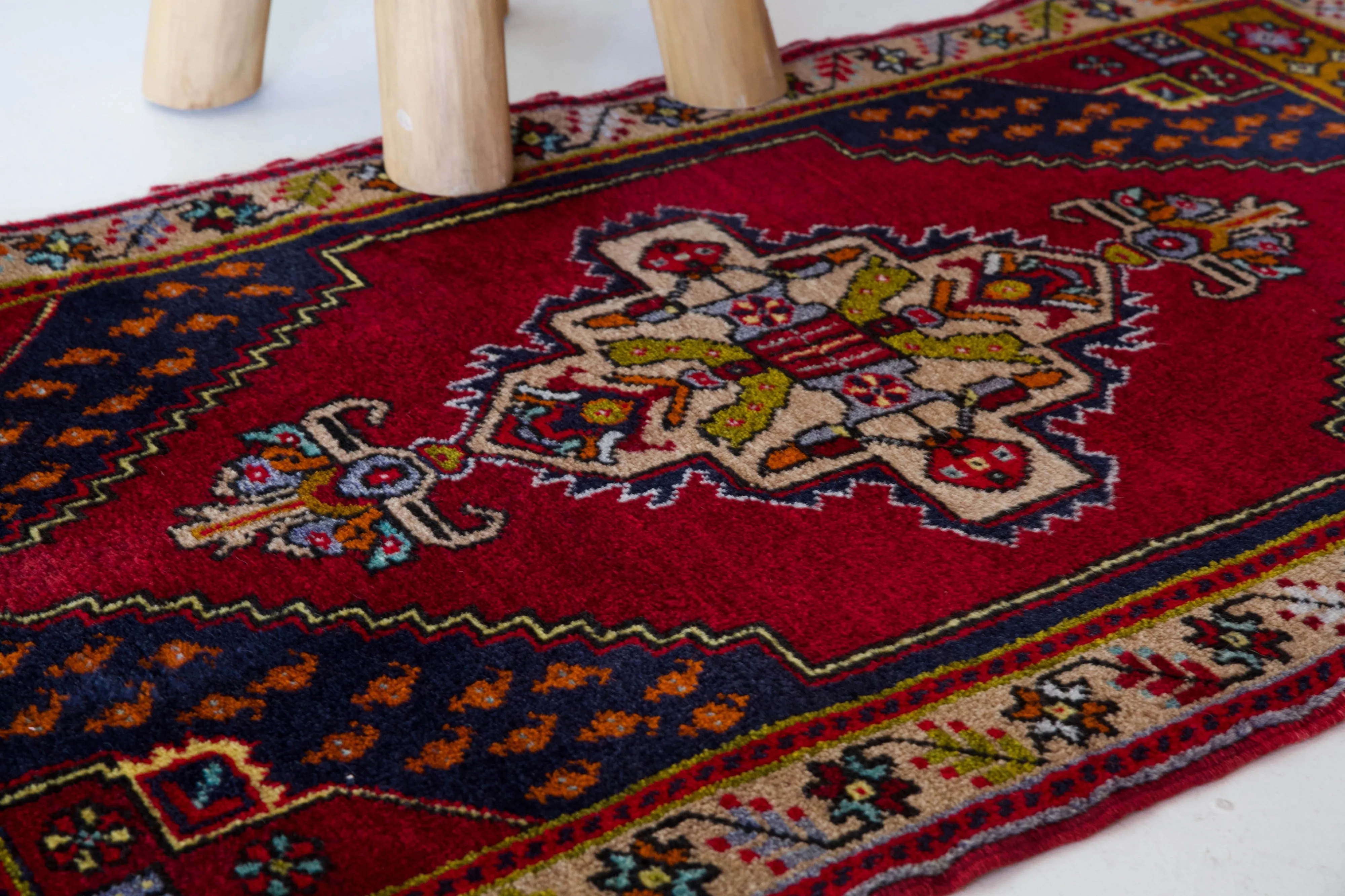 Vintage central Anatolian Rug 2'3"x4'2"