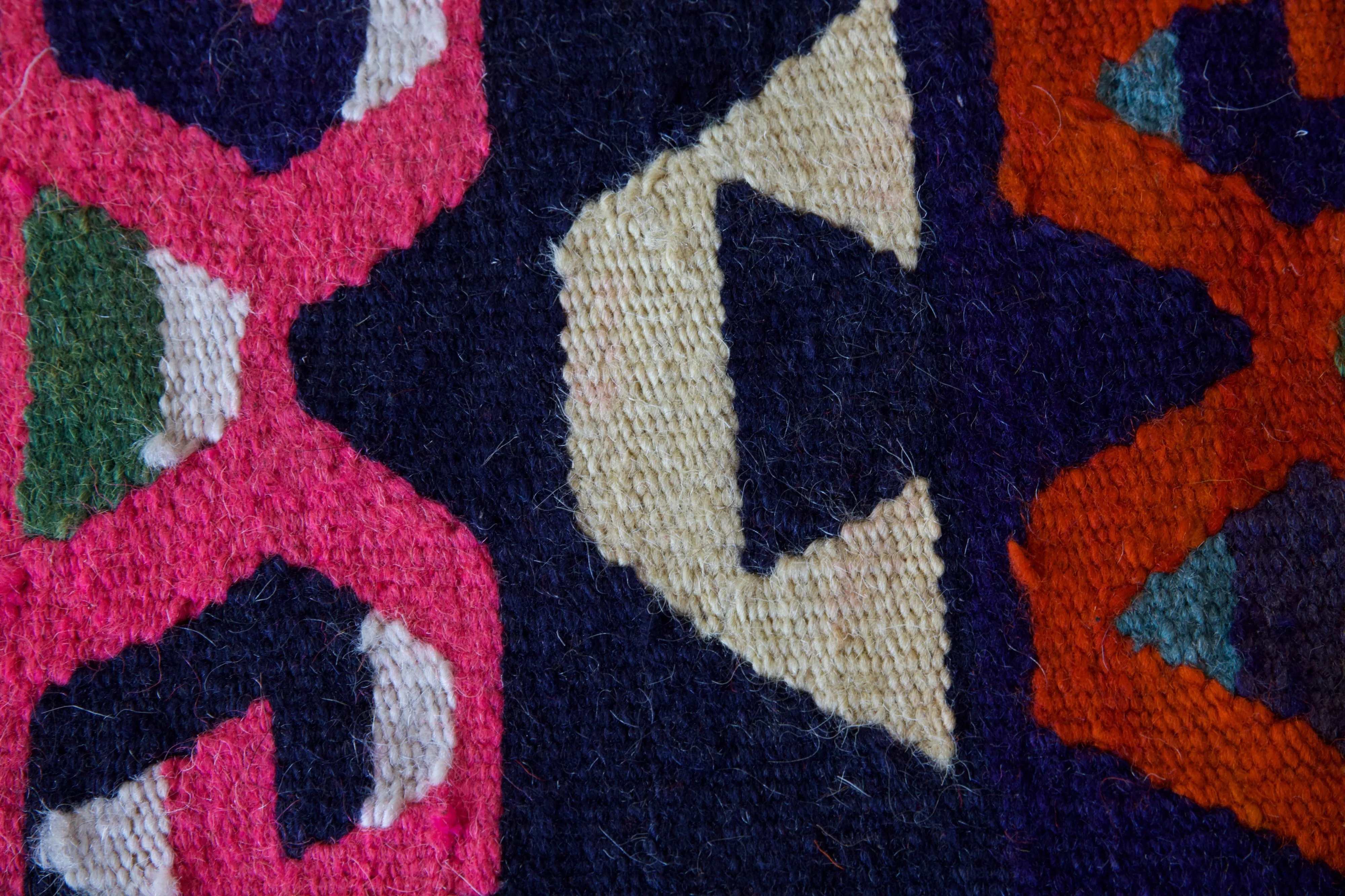 Vintage eastern Anatolian Kilim Rug 3'4"x6'