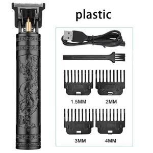 Vintage Electric Hair Clipper Hair Cutting Machine Professional Men's Shaver Rechargeable Barber Trimmer for Men