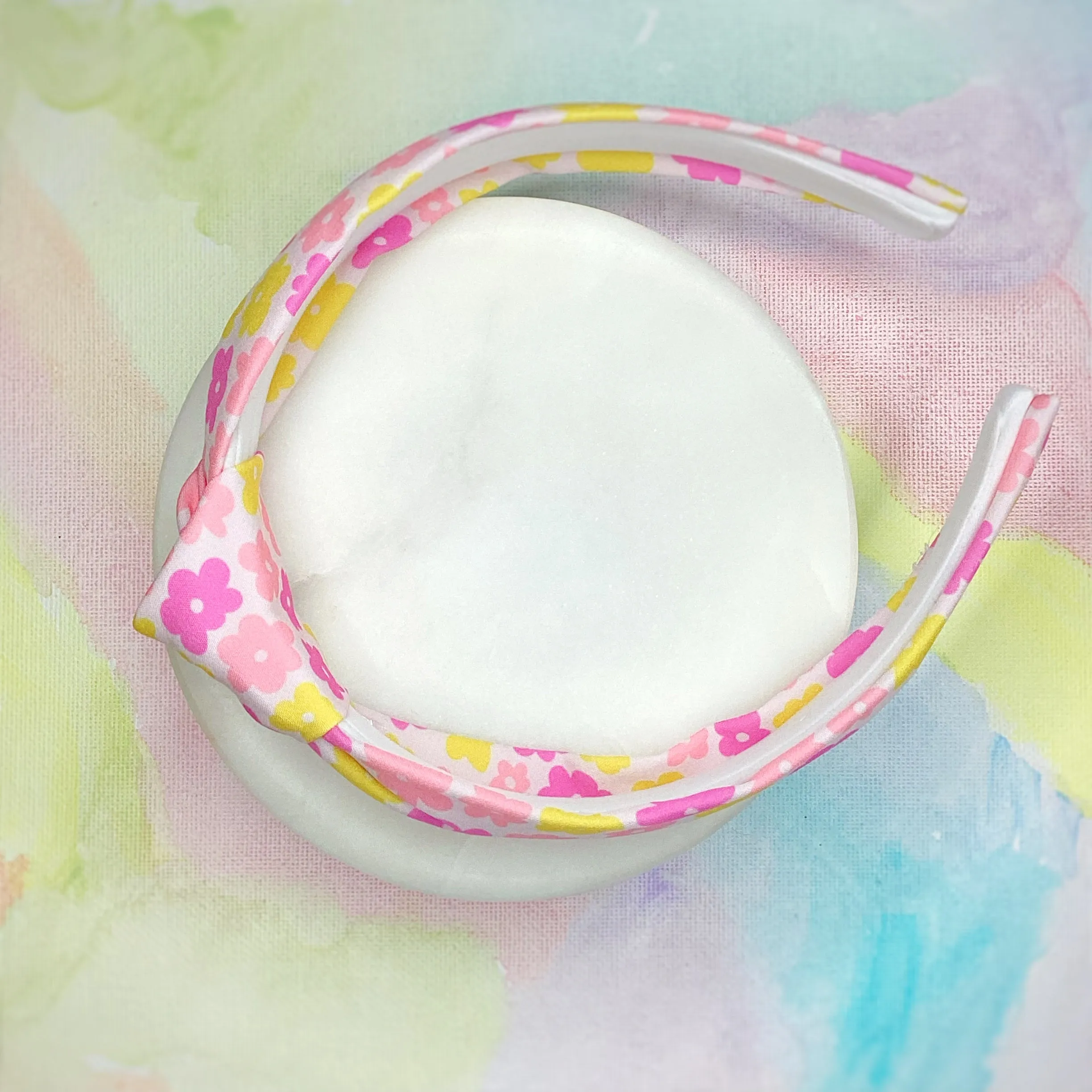 Vintage Flower Power Bow Strip, Baby Headwrap, Headband and Scrunchie Collection