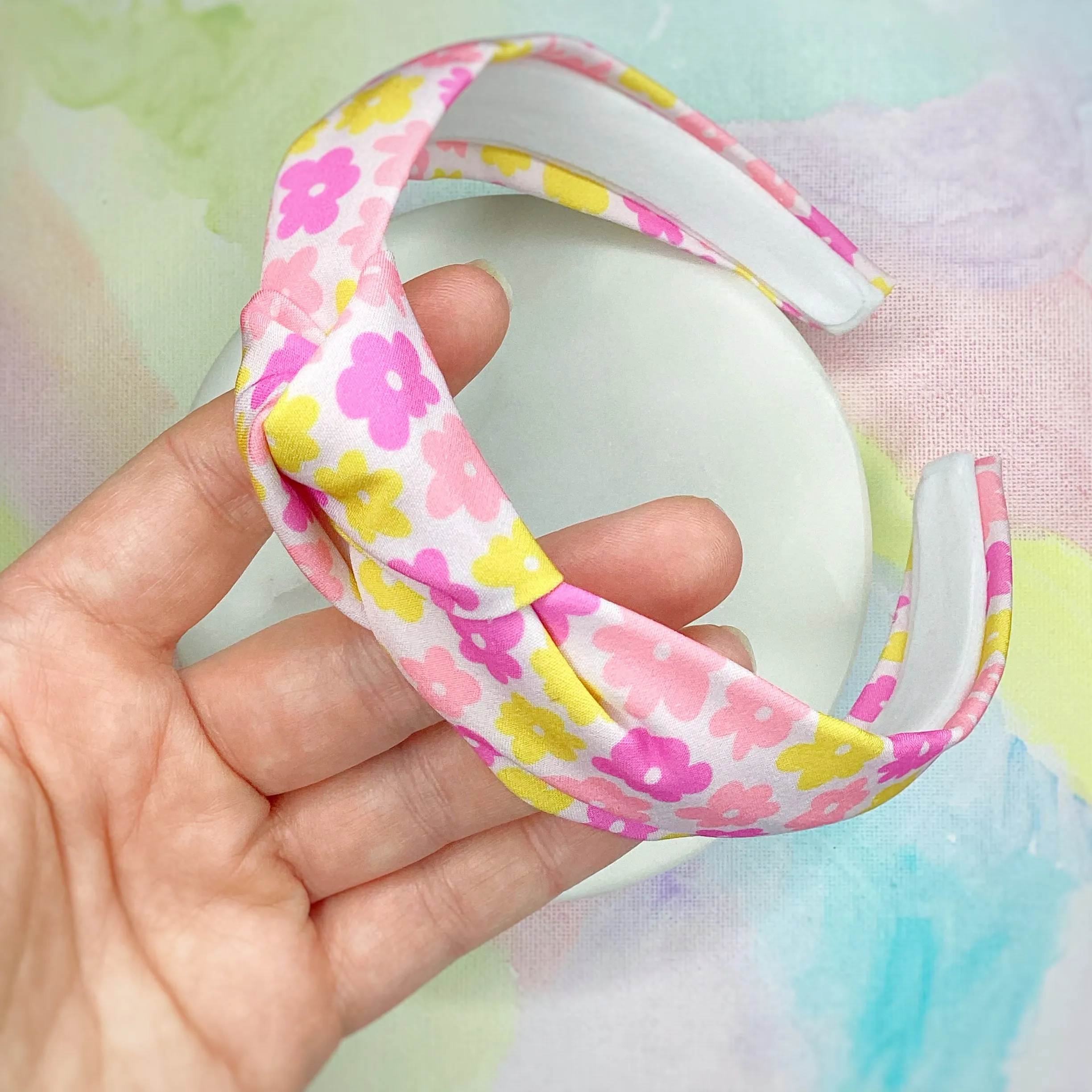 Vintage Flower Power Bow Strip, Baby Headwrap, Headband and Scrunchie Collection