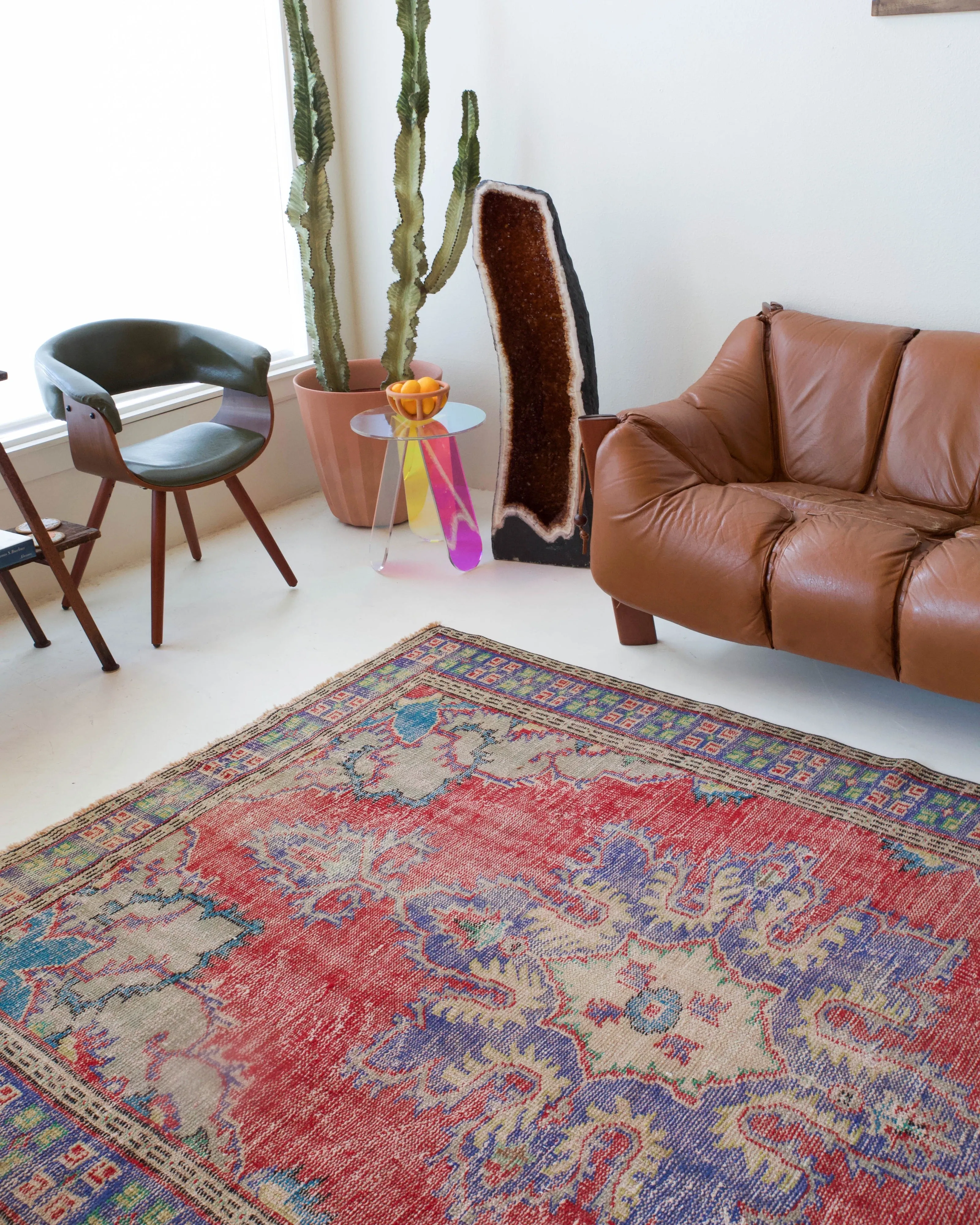 Vintage Isparta Rug 6'x8'5"